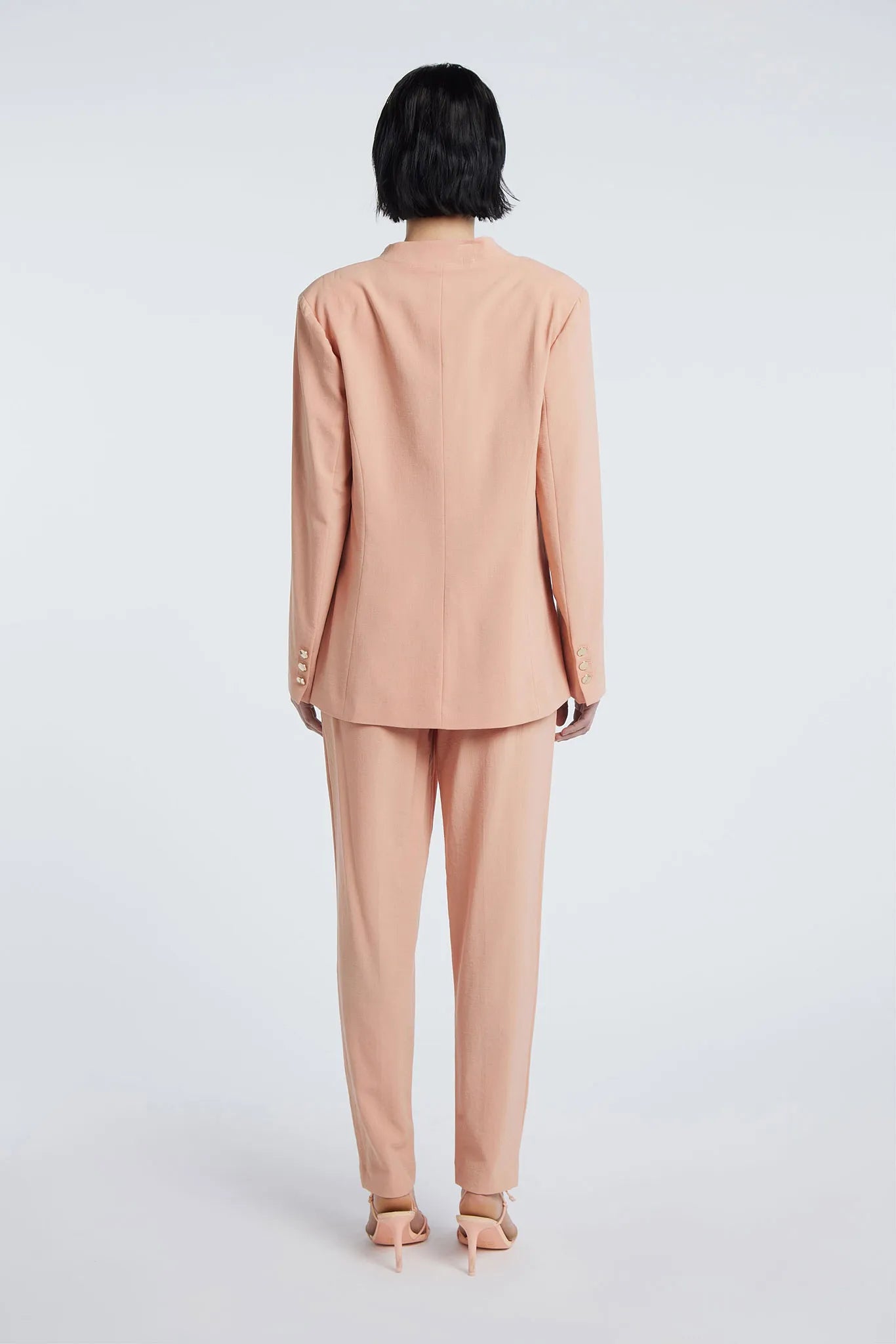 MADRID - Minimalist lapel-less suit