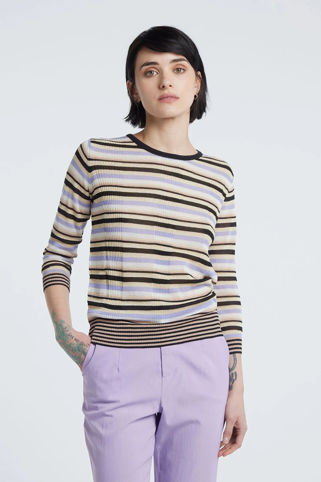 NUPHAR - Crew neck long sleeve top
