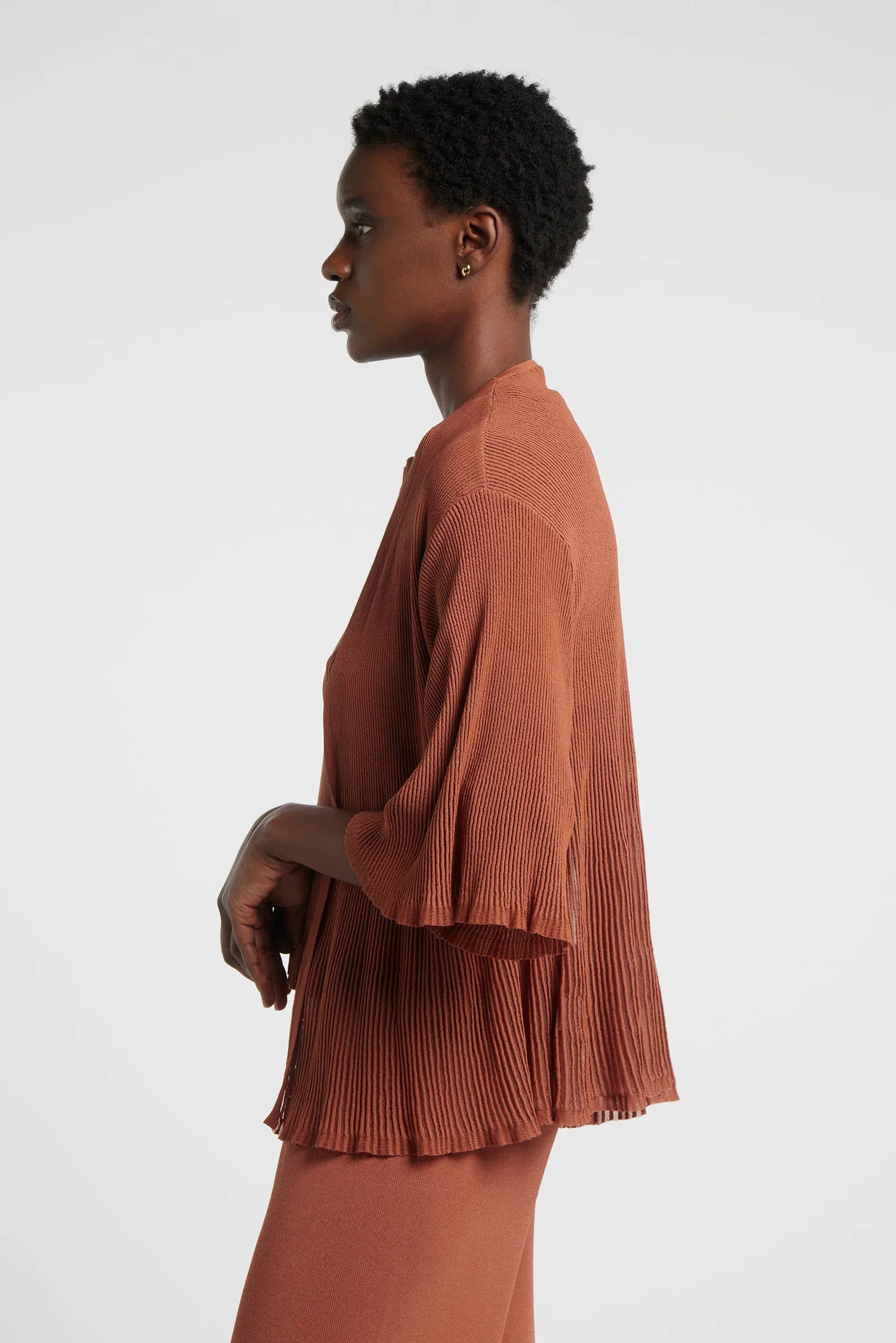BOW - Cardigan sciolto in misto viscosa