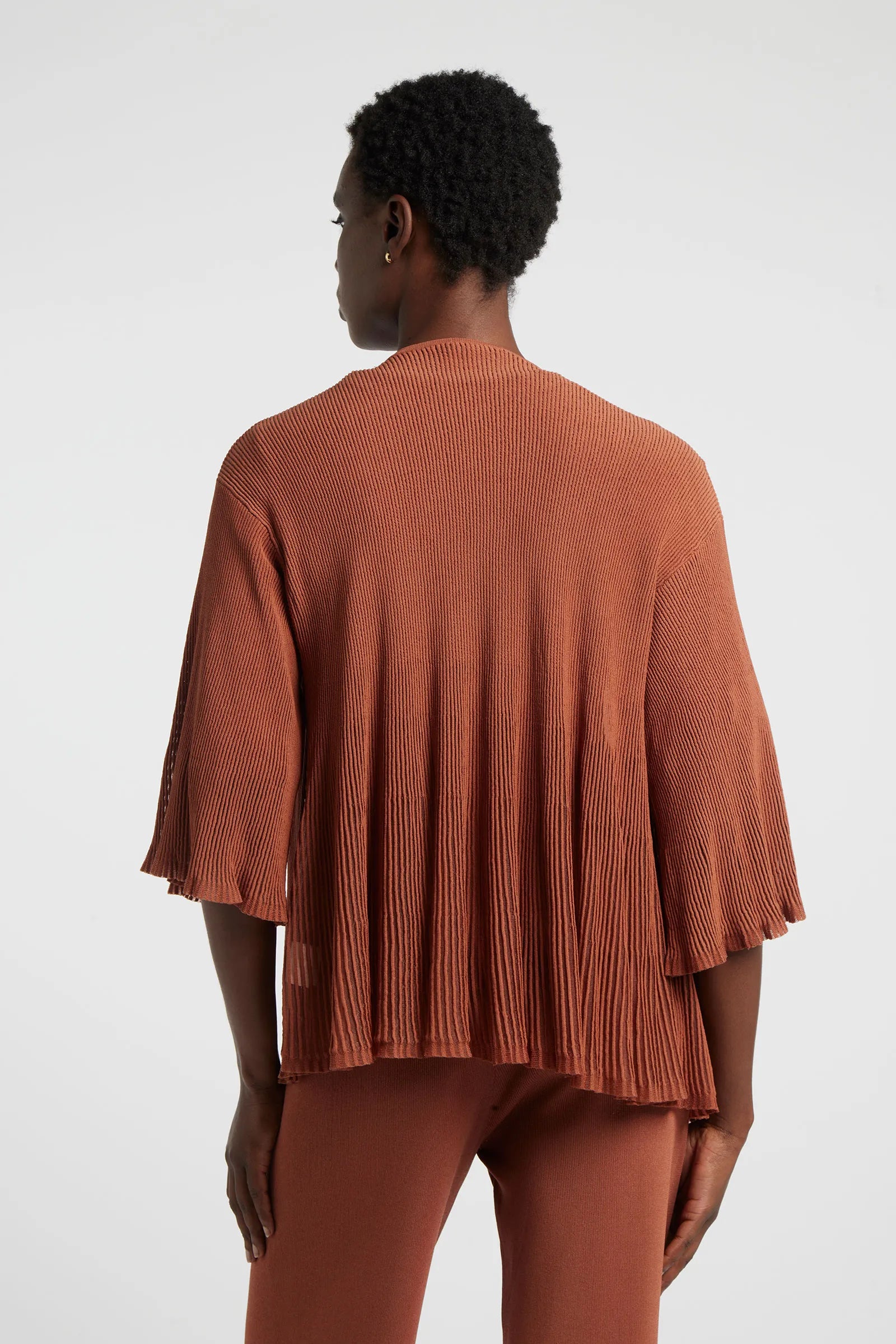 BOW - Loose viscose blend cardigan