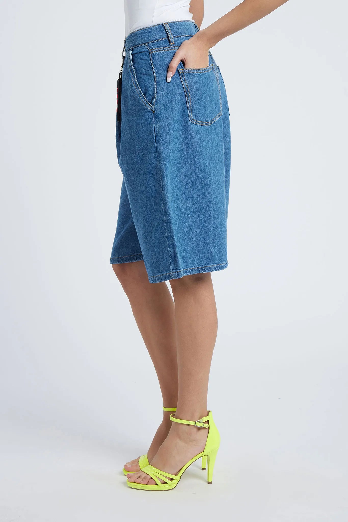 CARAVAGGIO - Denim Bermudas
