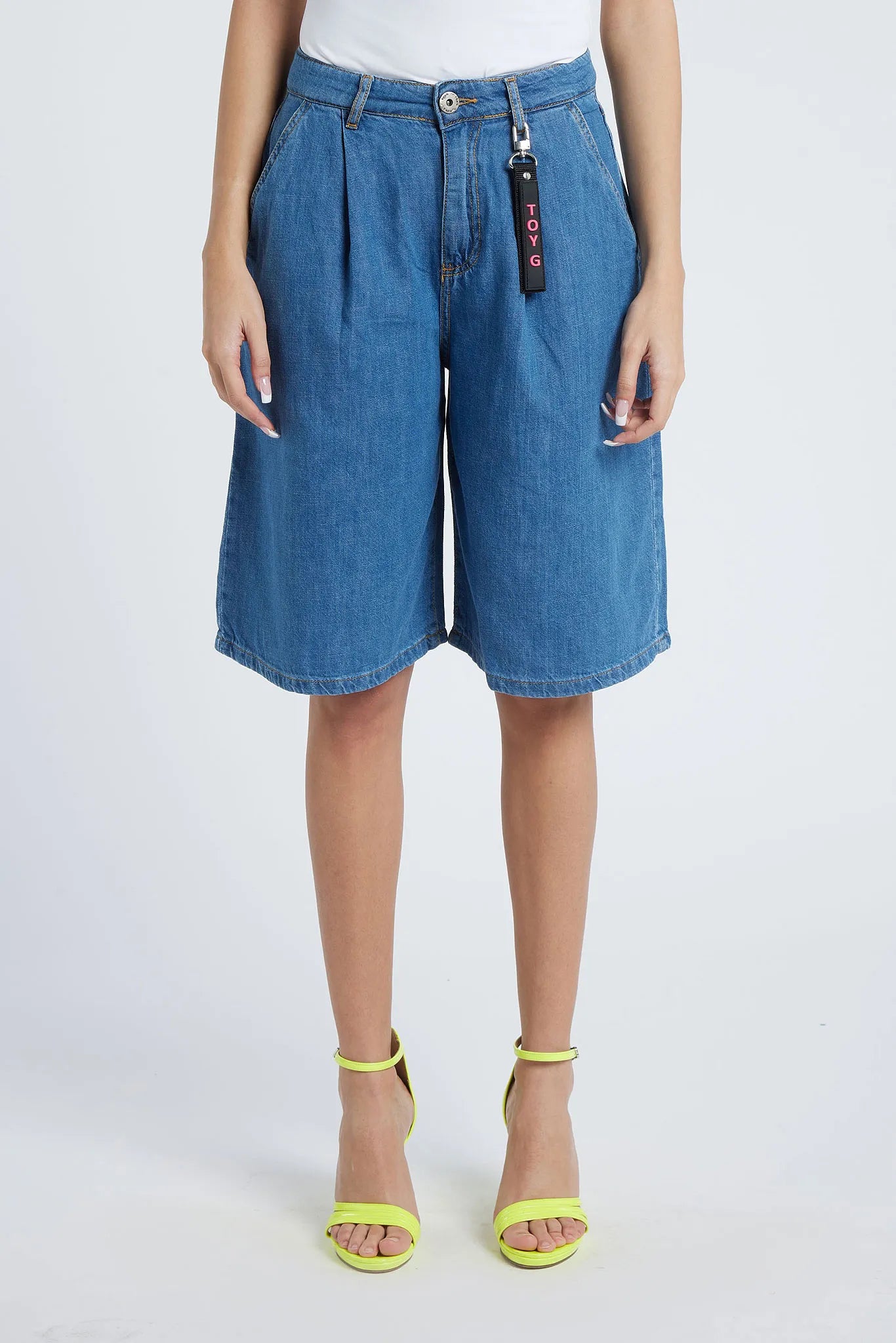 CARAVAGGIO - Denim Bermudas