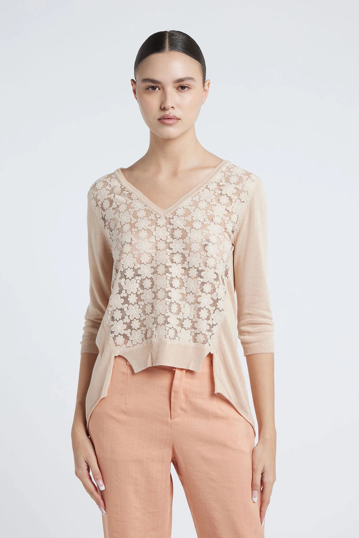 ANASTASIA - Viscose V-neck top