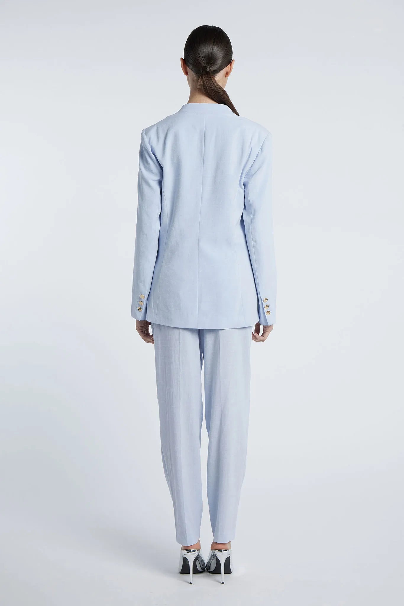 MADRID - Minimalist lapel-less suit