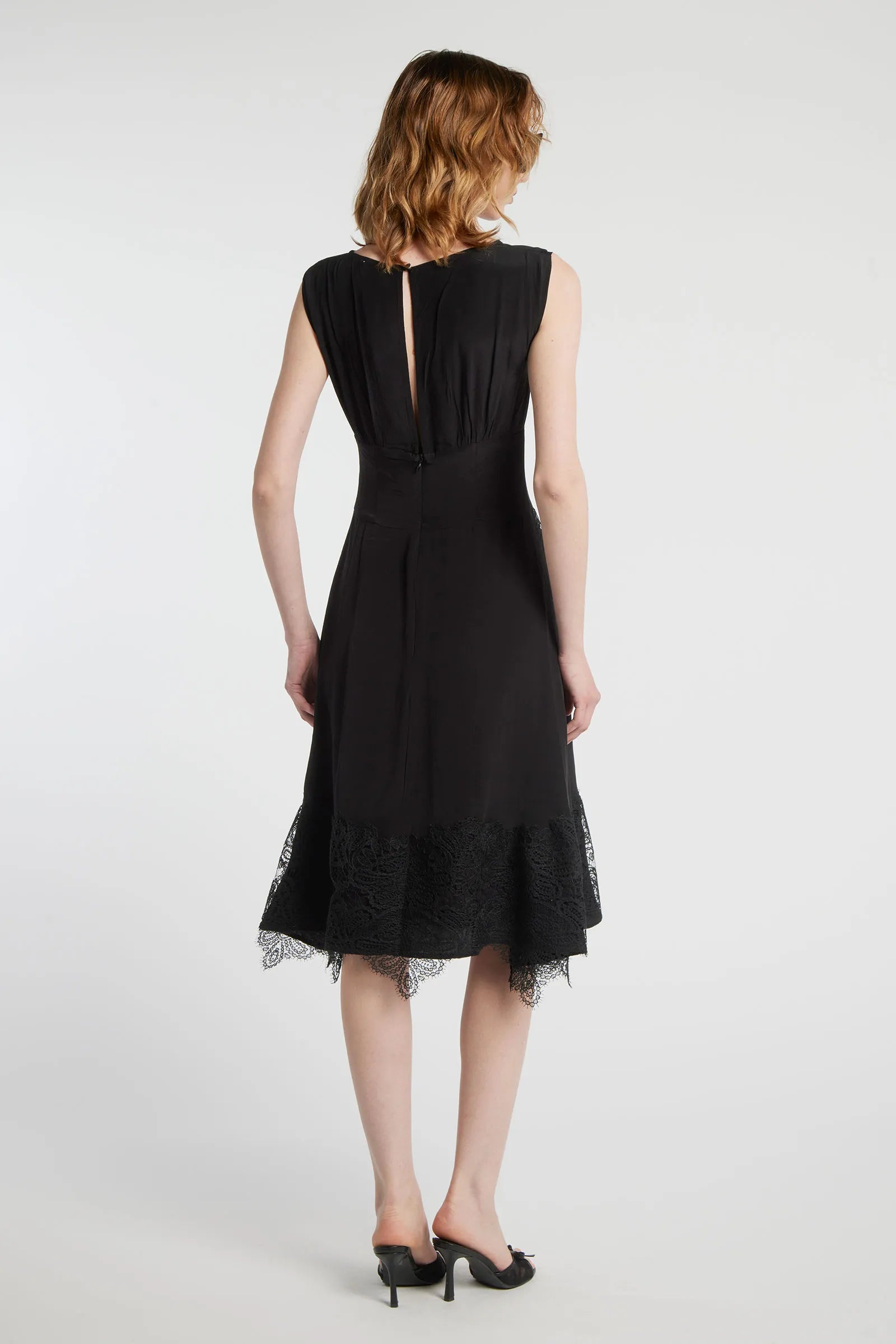 EMERALD - Viscose midi dress