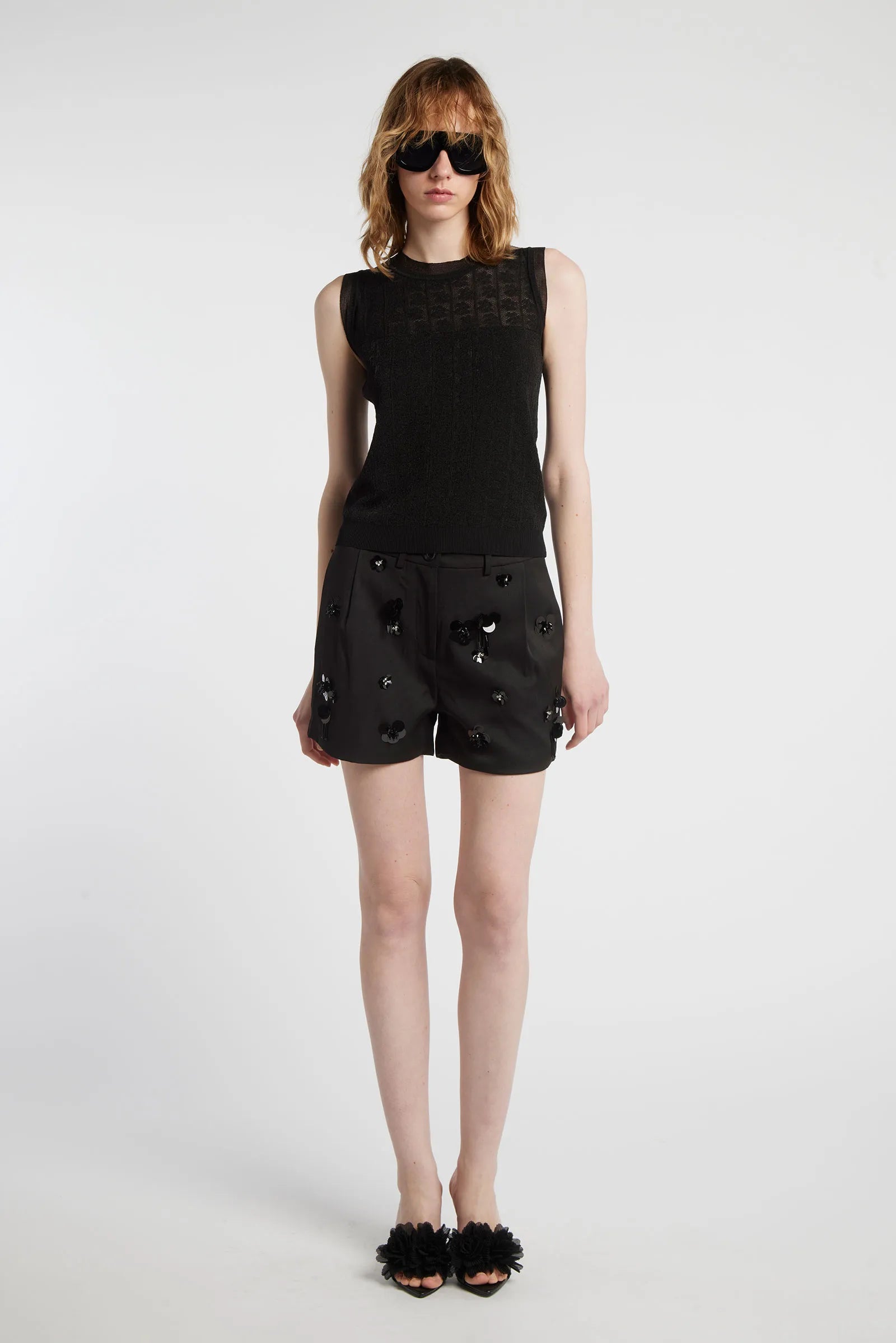 AMBRA - Short taglio sartoriale
