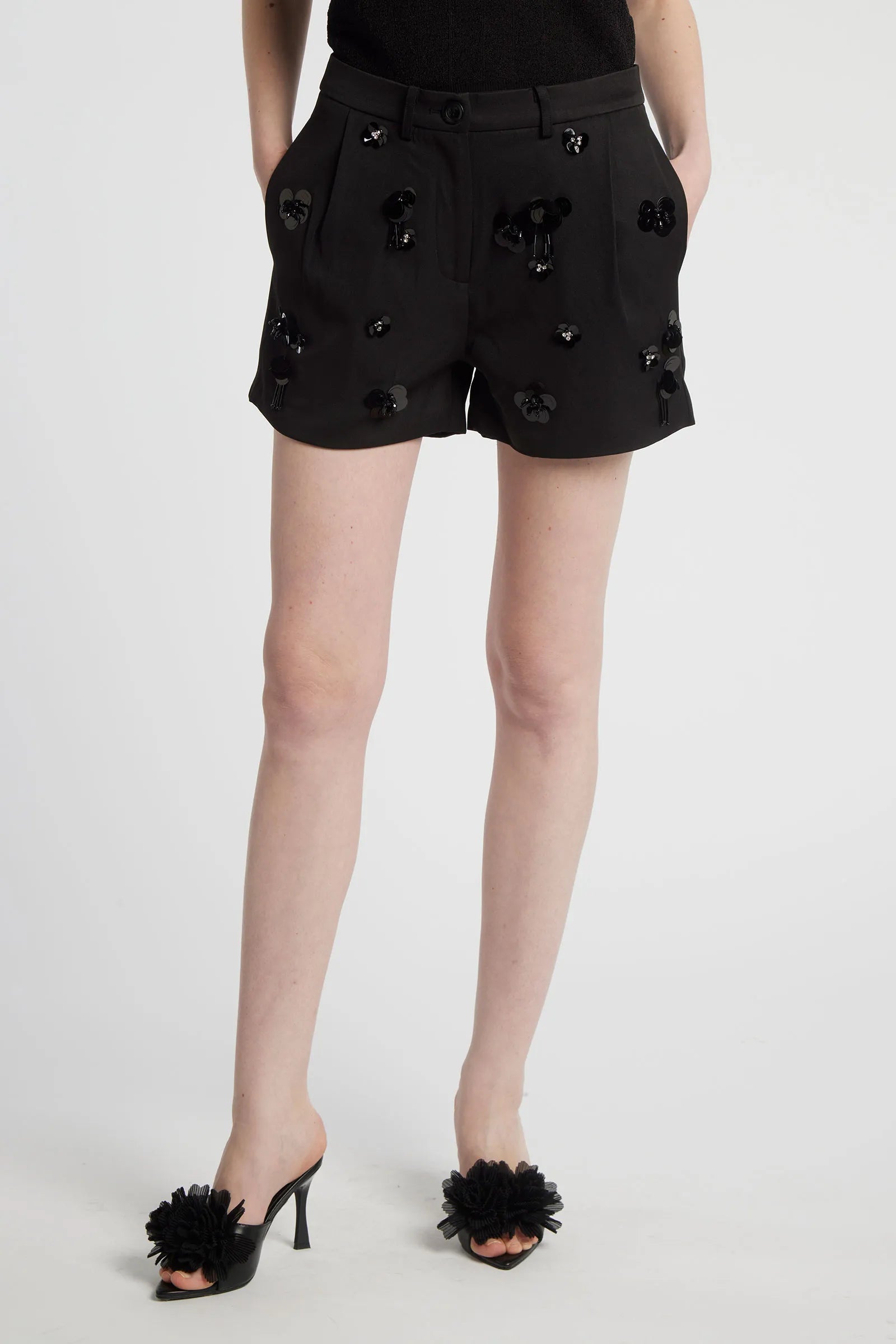 AMBRA - Short taglio sartoriale