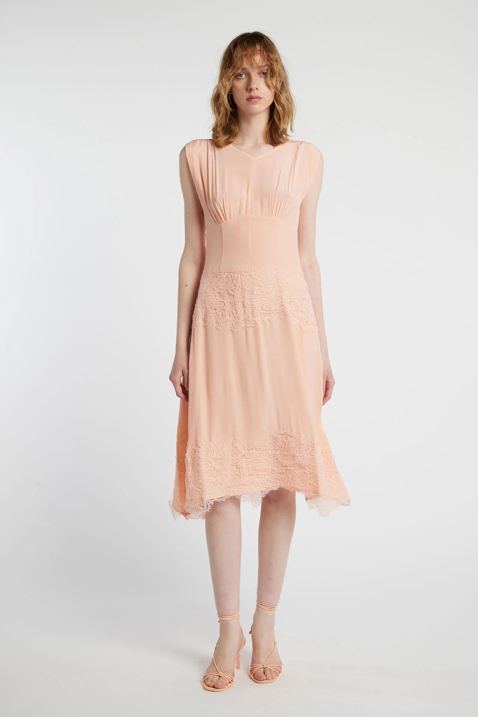 EMERALD - Viscose midi dress