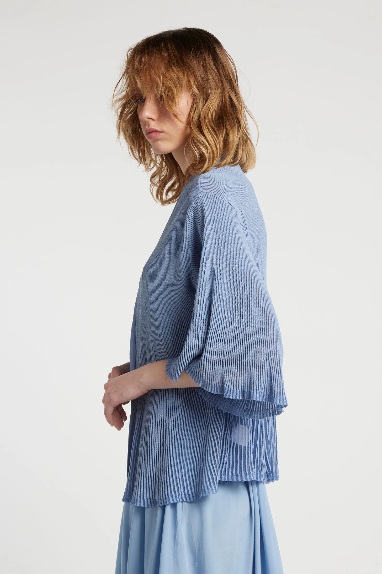 BOW - Loose viscose blend cardigan