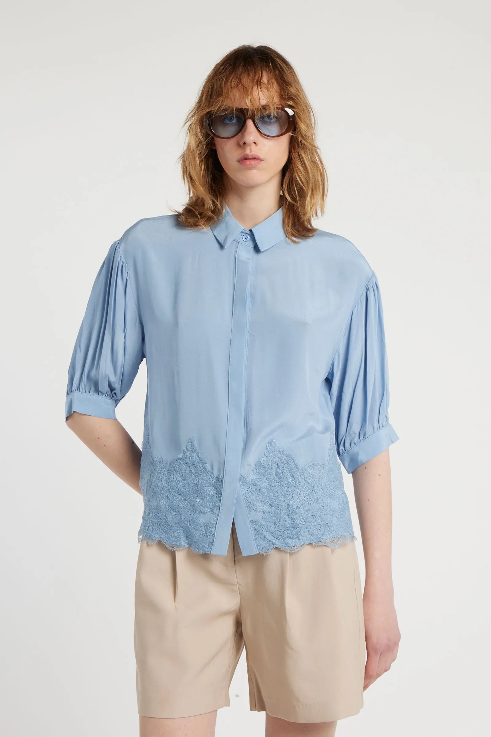 ZAFFIRO - Camicia in viscosa