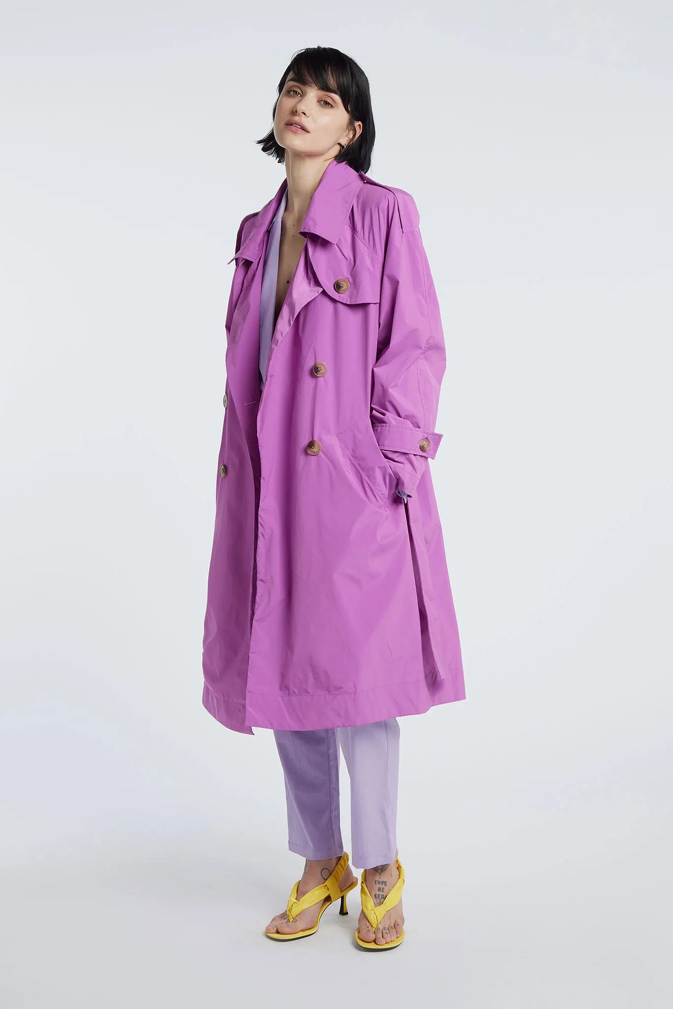 AZALEA - Nylon trench coat