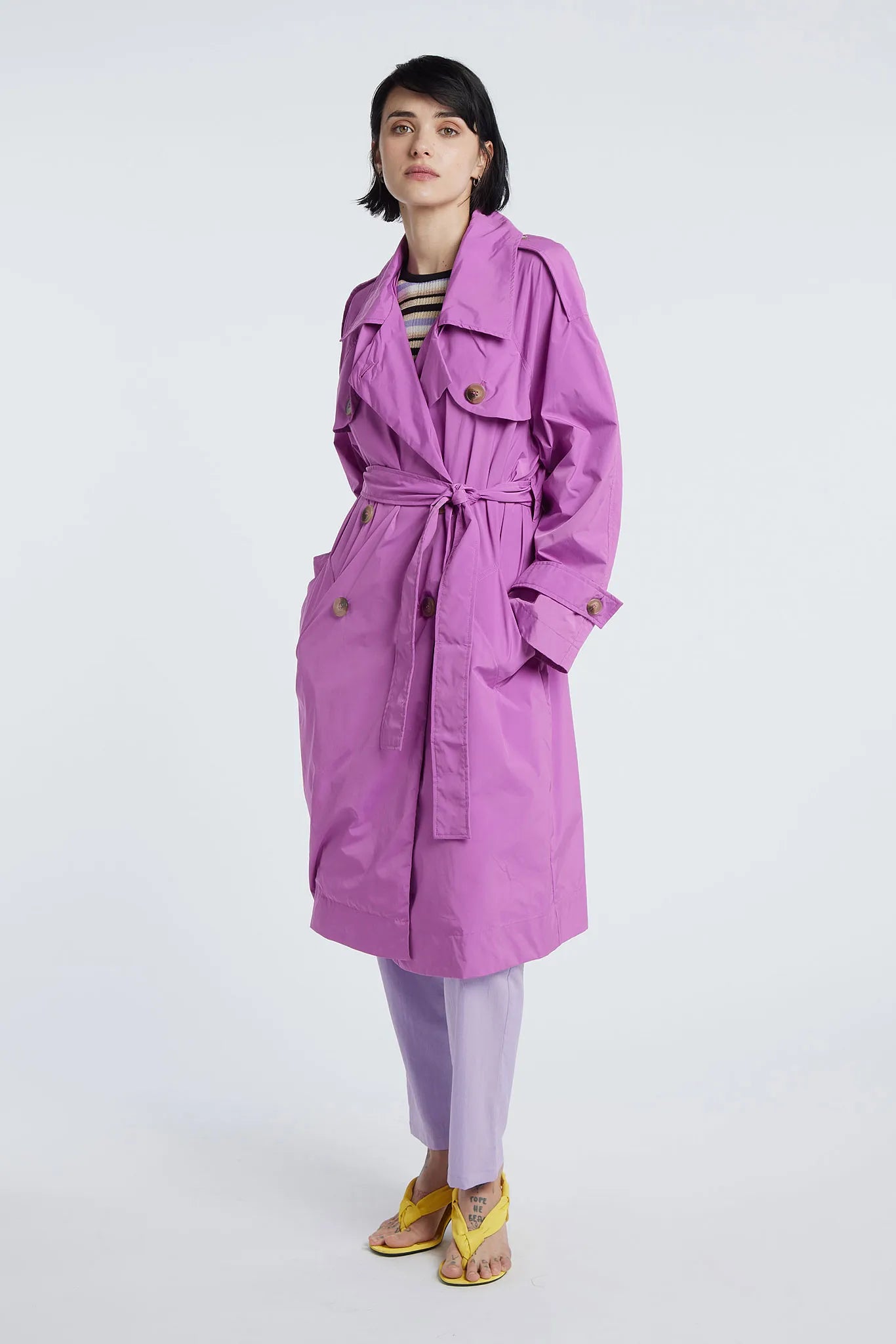 AZALEA - Nylon trench coat