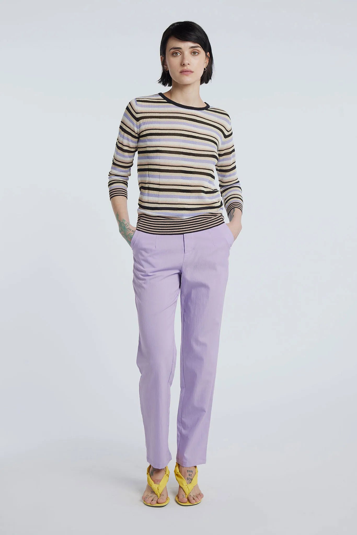 NUPHAR - Crew neck long sleeve top