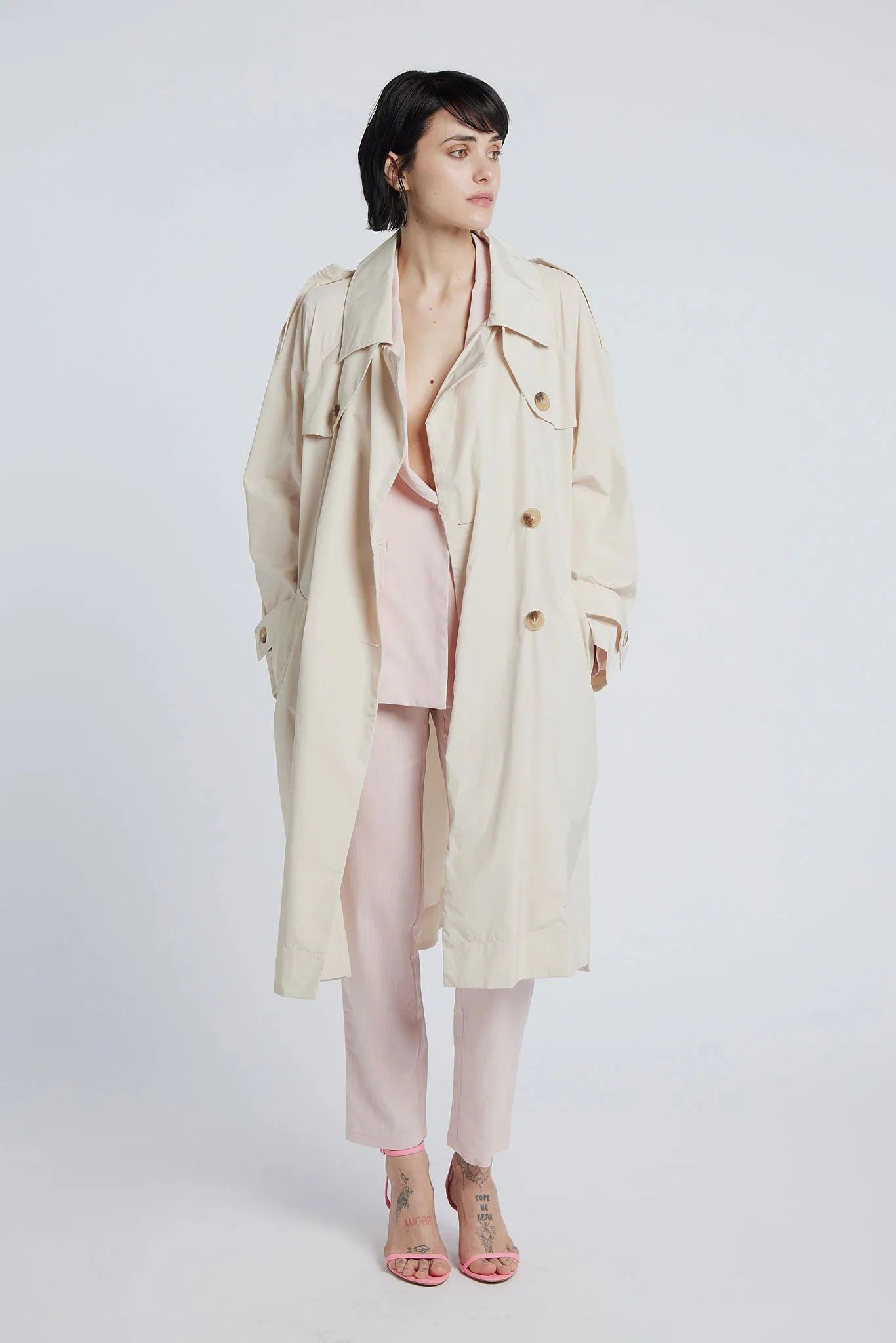 AZALEA - Nylon trench coat