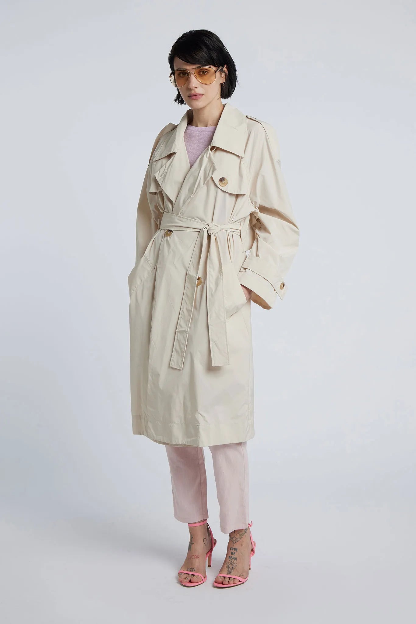 AZALEA - Nylon trench coat
