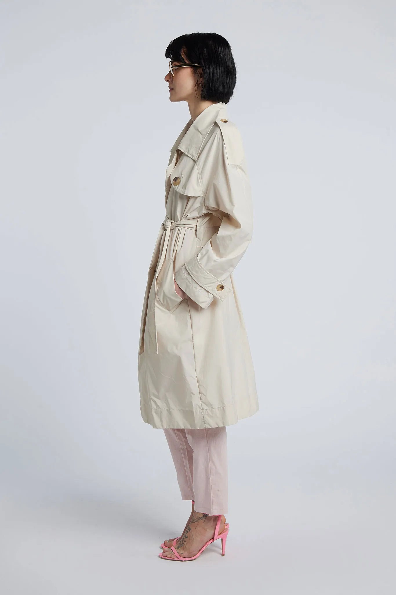 AZALEA - Nylon trench coat