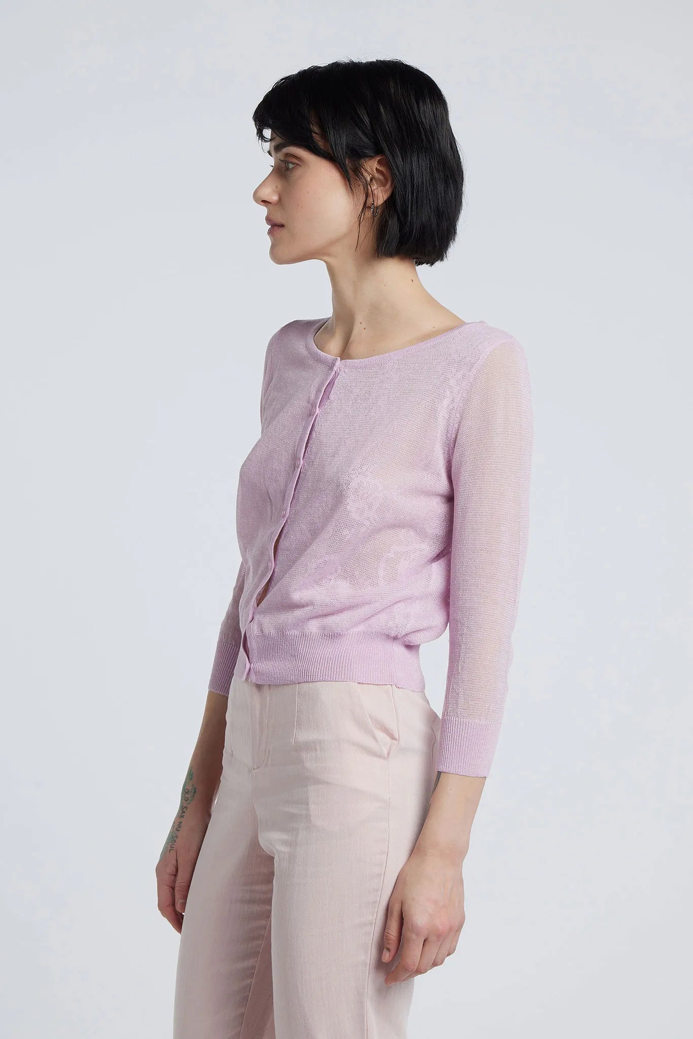 MASHA - Round neck cardigan
