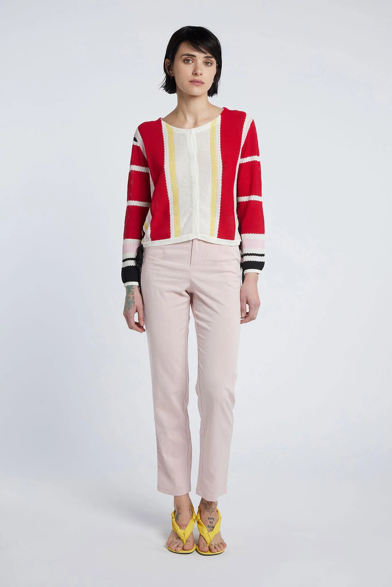 NANA - Regular crew neck cardigan