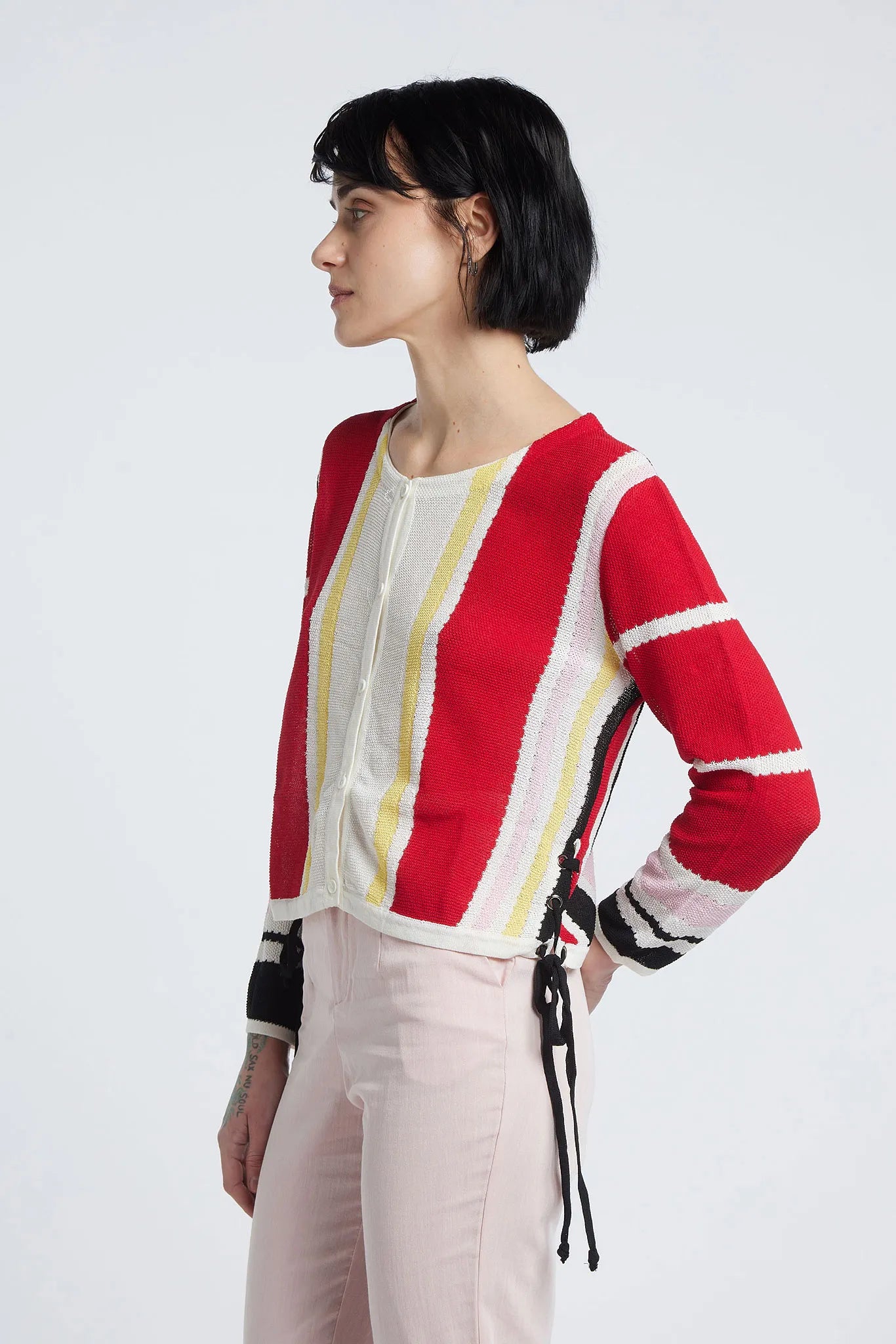 NANA - Regular crew neck cardigan