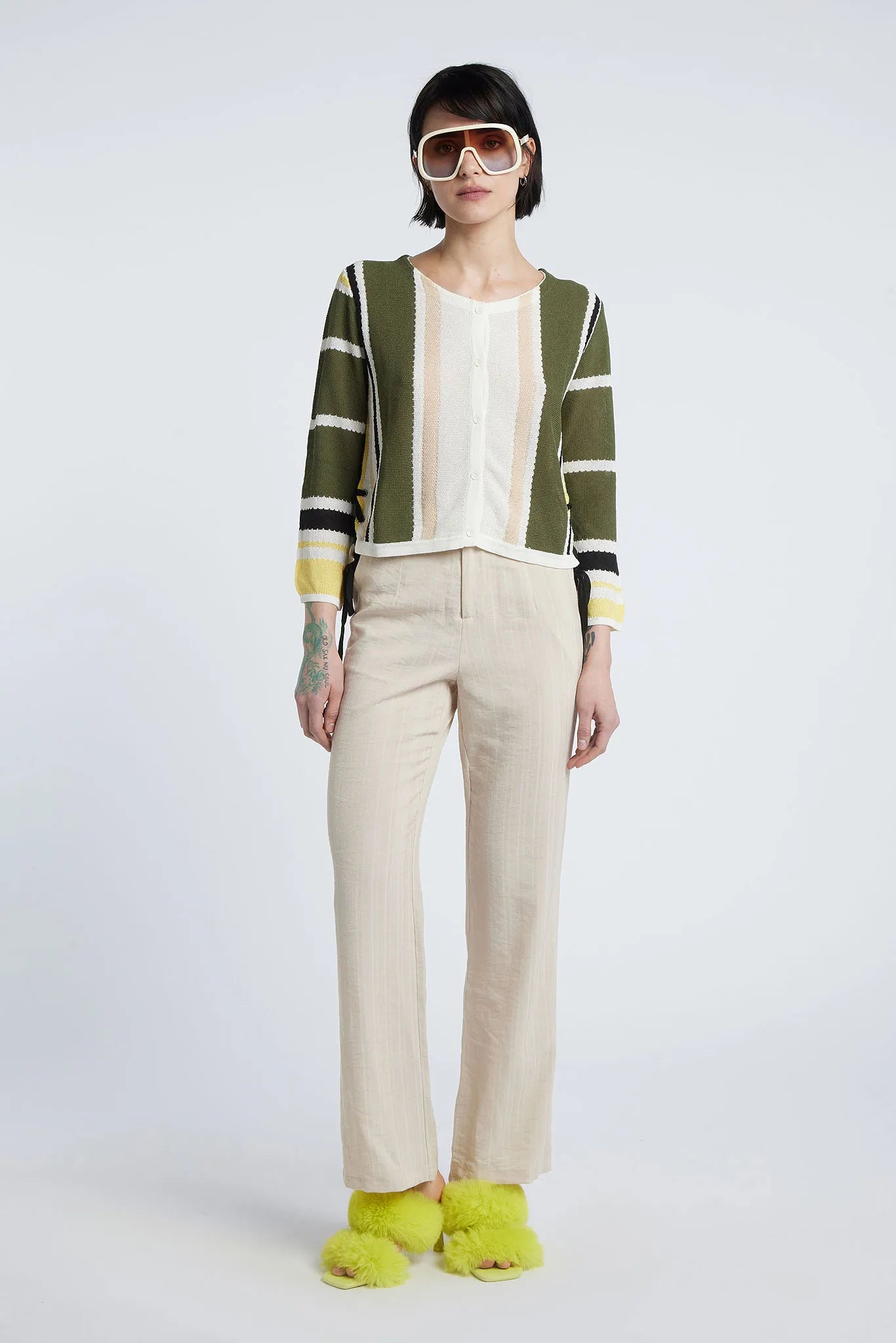 NANA - Regular round neck cardigan