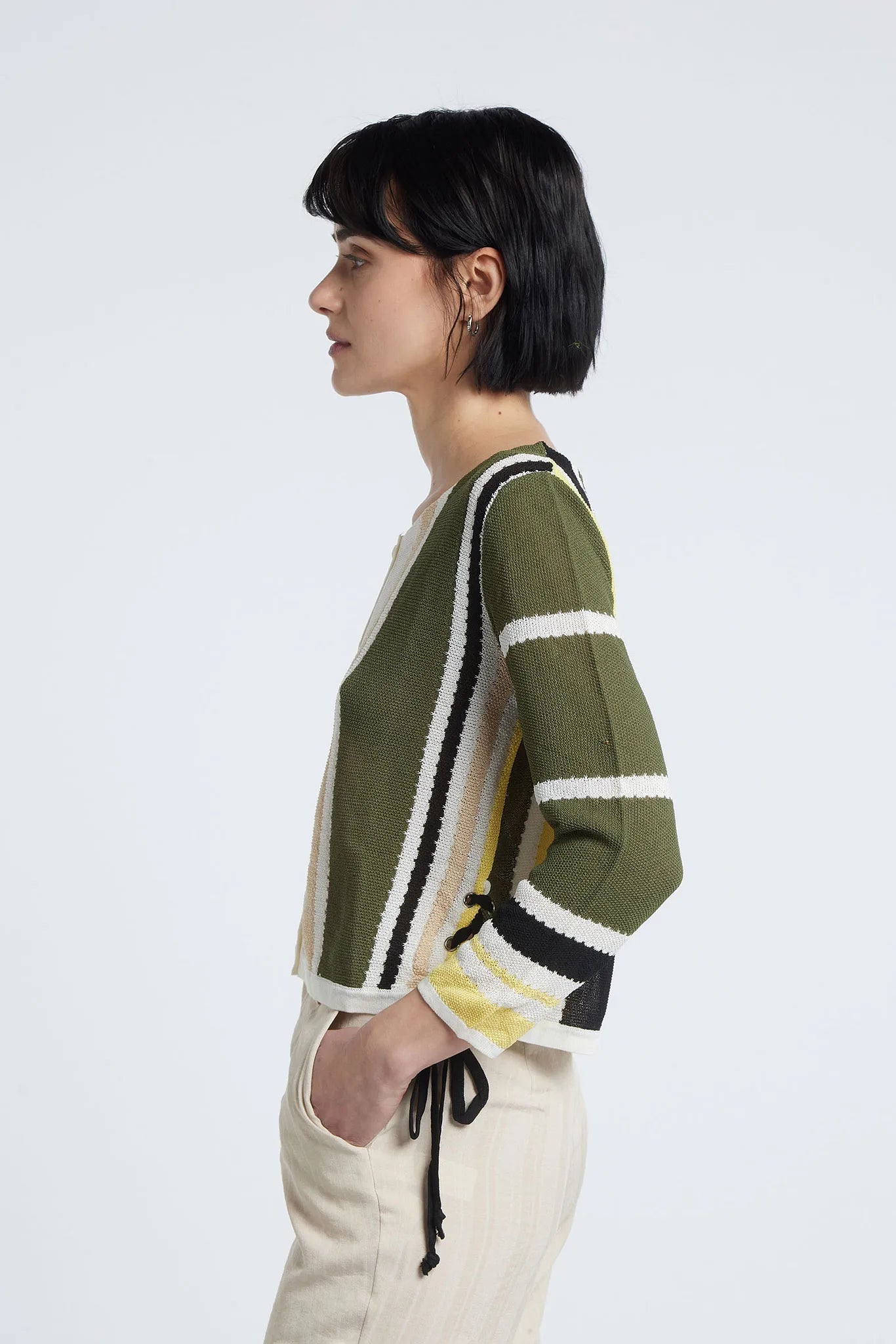 NANA - Regular round neck cardigan