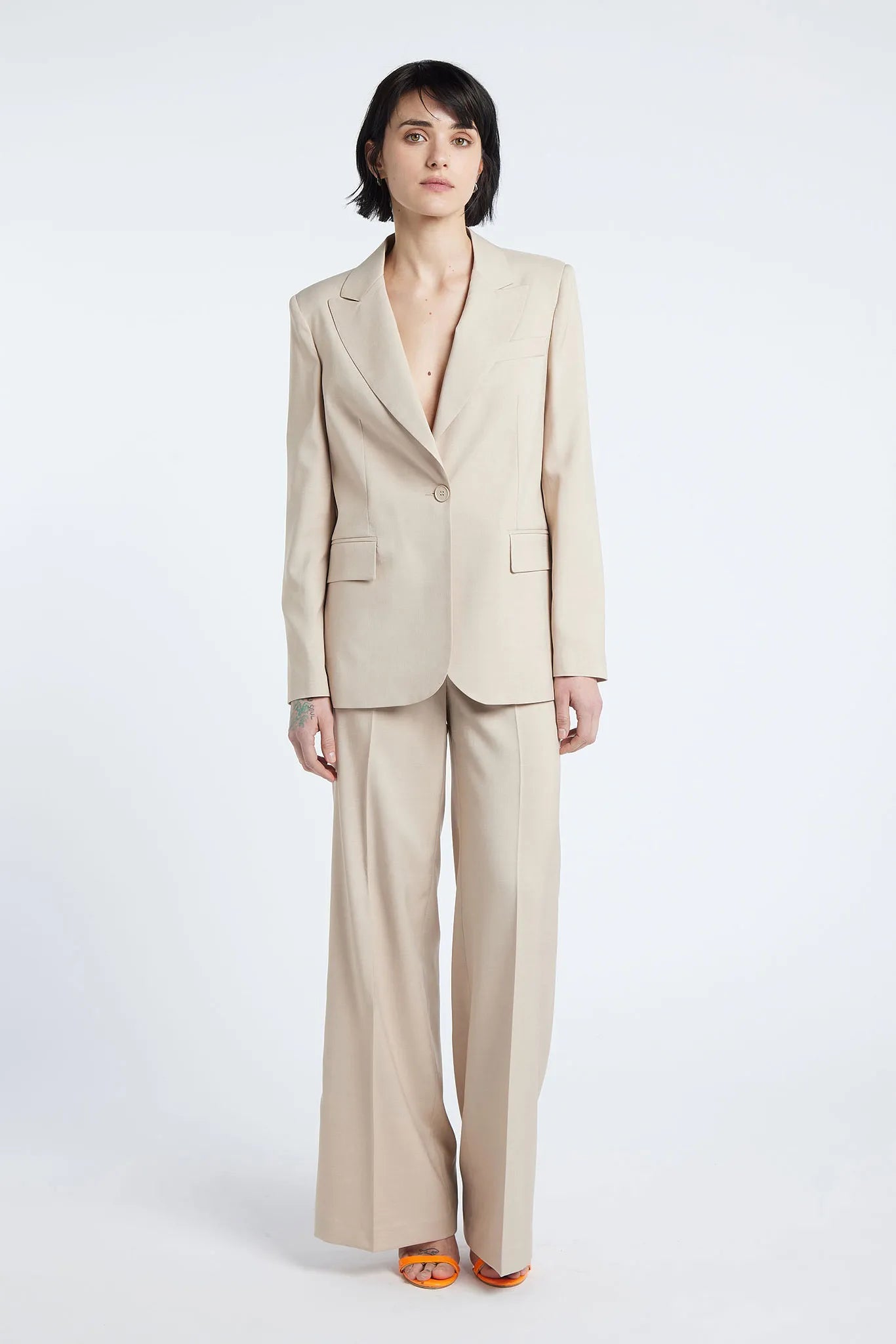 VIDA - Single-breasted suit and wide leg