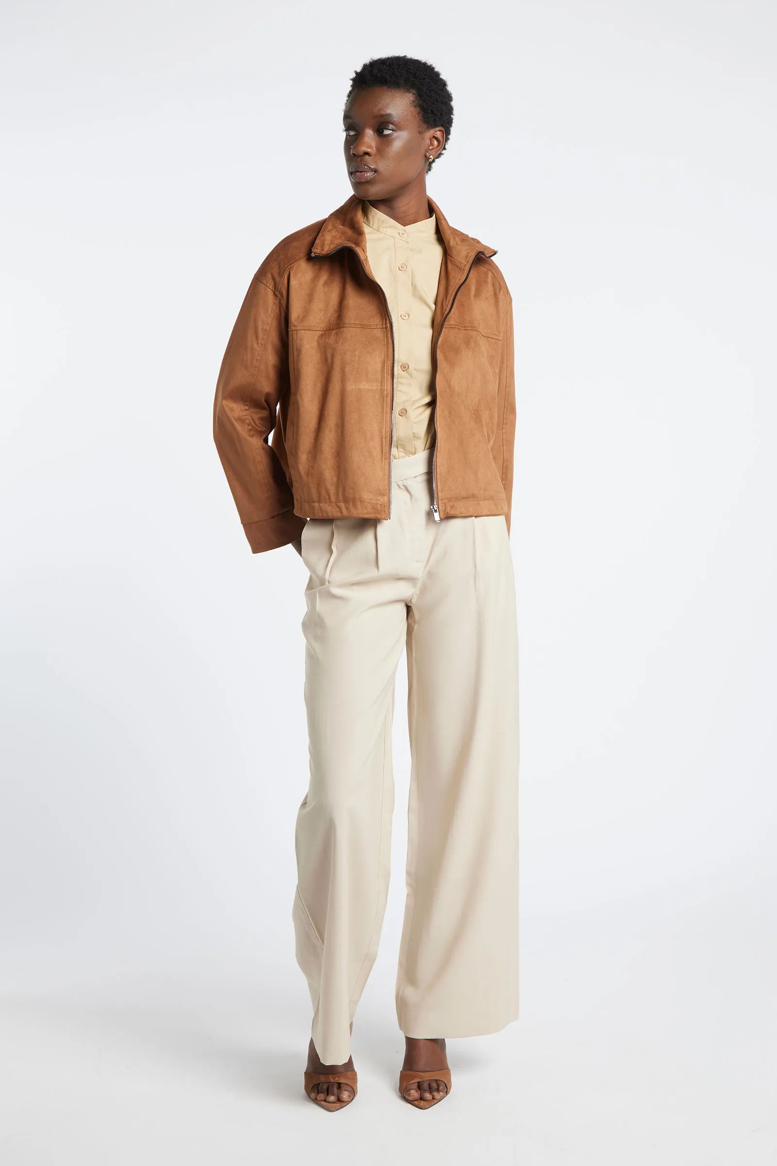 NANTES - Suede jacket