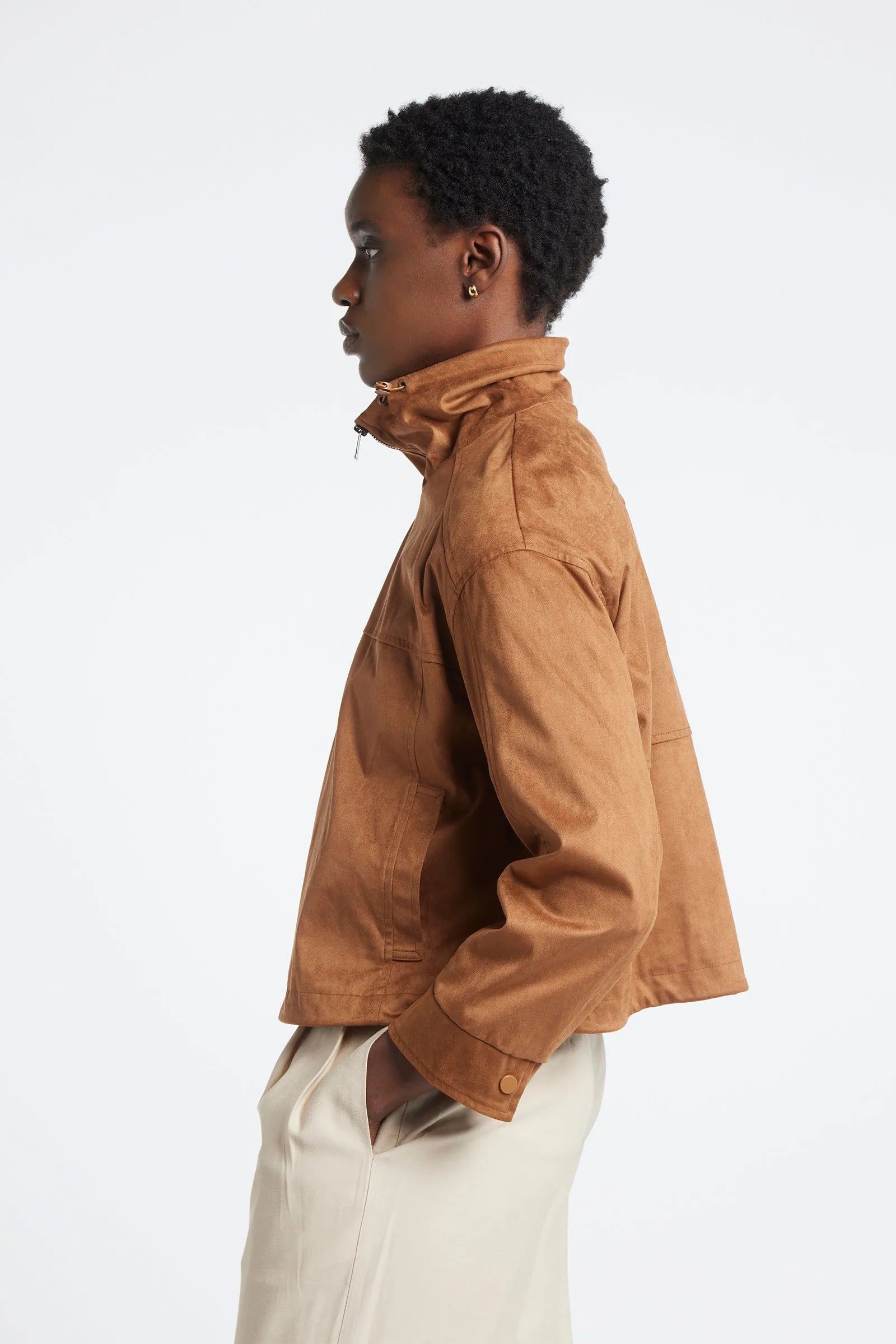 NANTES - Suede jacket