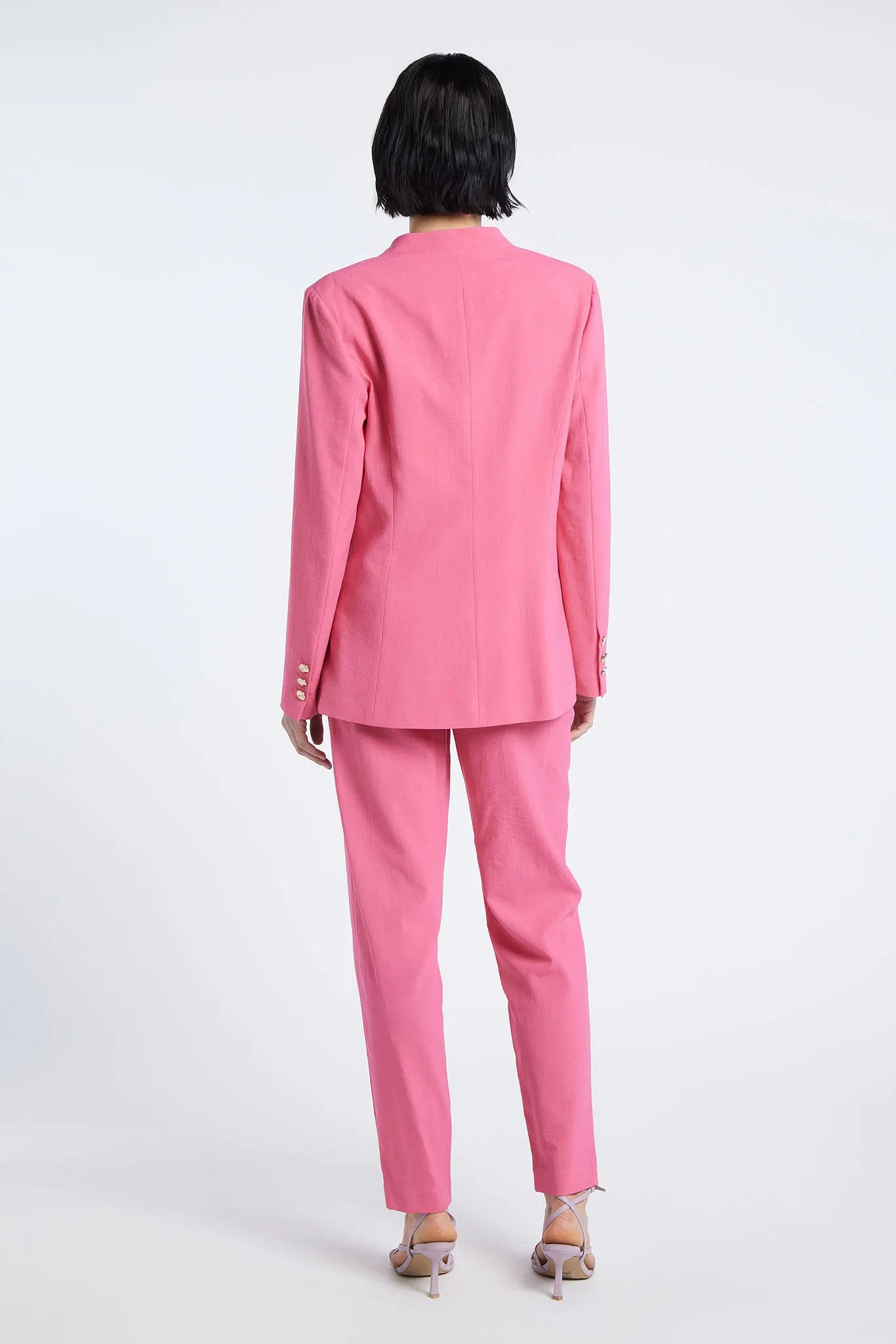 MADRID - Minimalist lapel-less suit