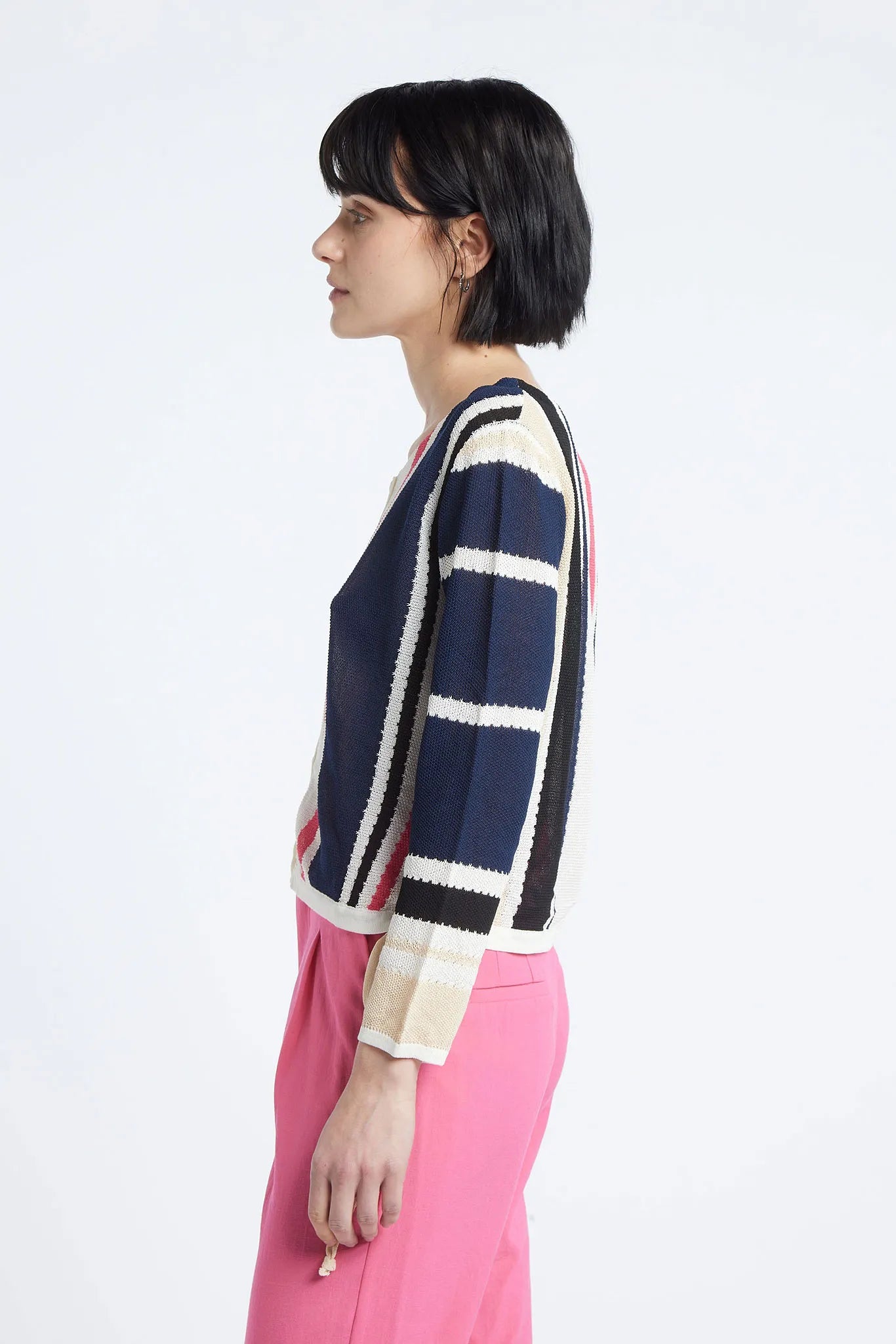 NANA - Regular crew neck cardigan