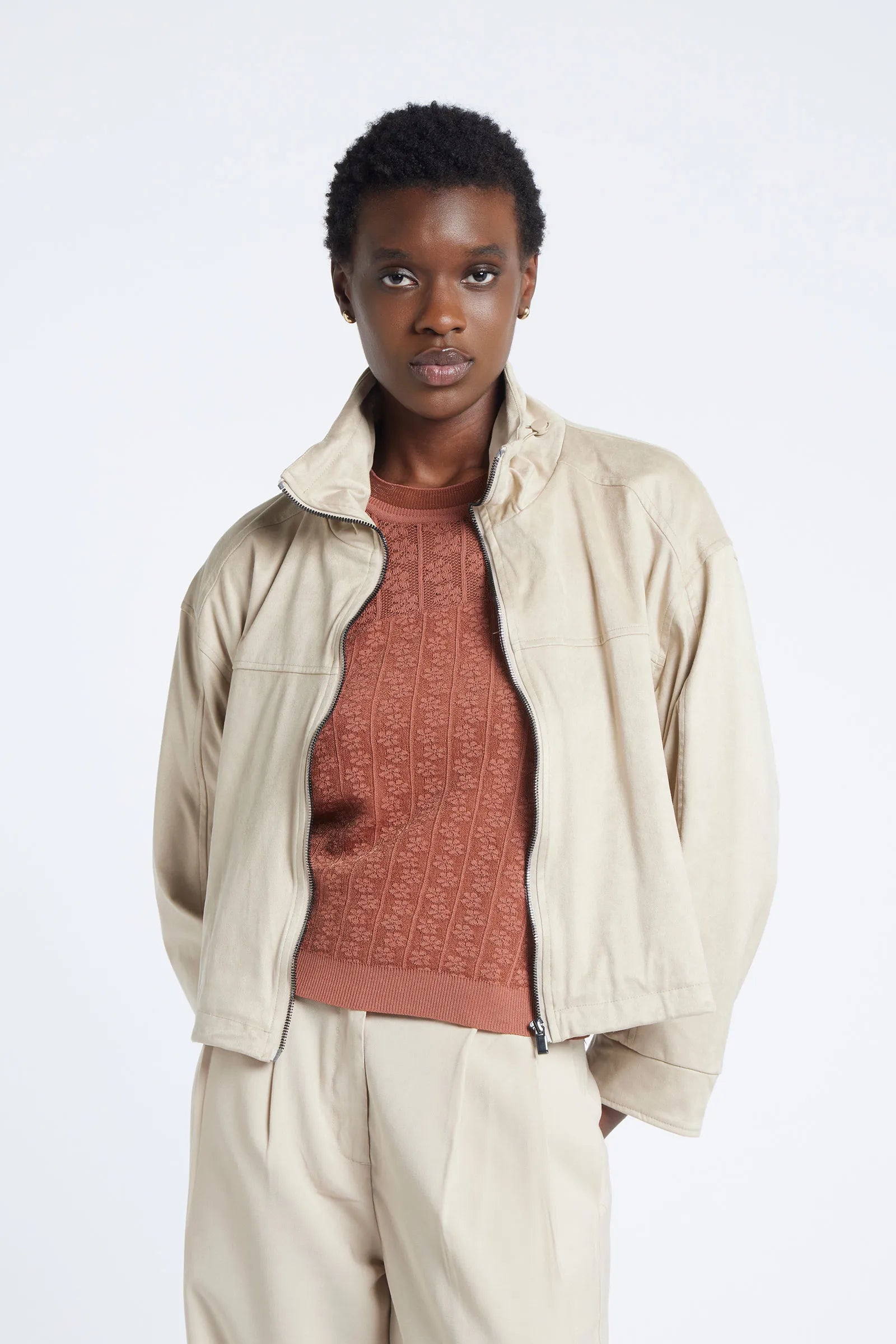 NANTES - Suede jacket