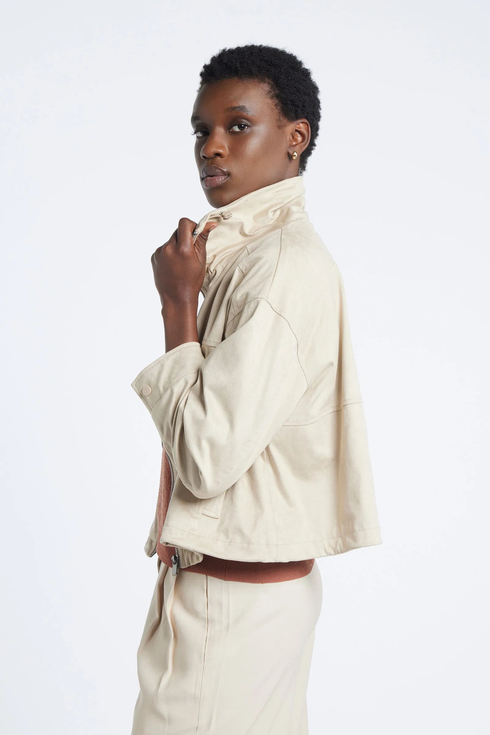 NANTES - Suede jacket