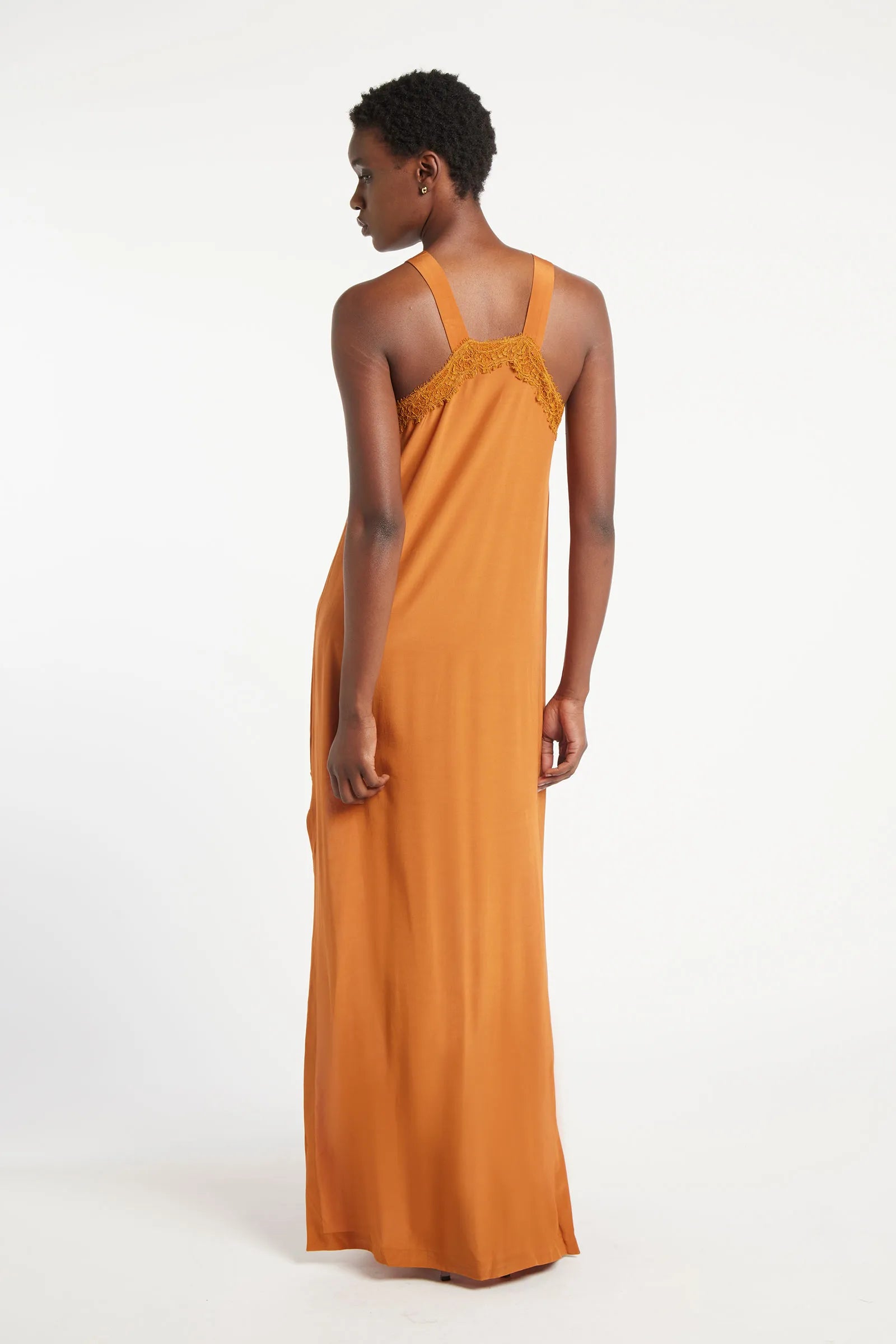 MOCANITE - Long viscose dress