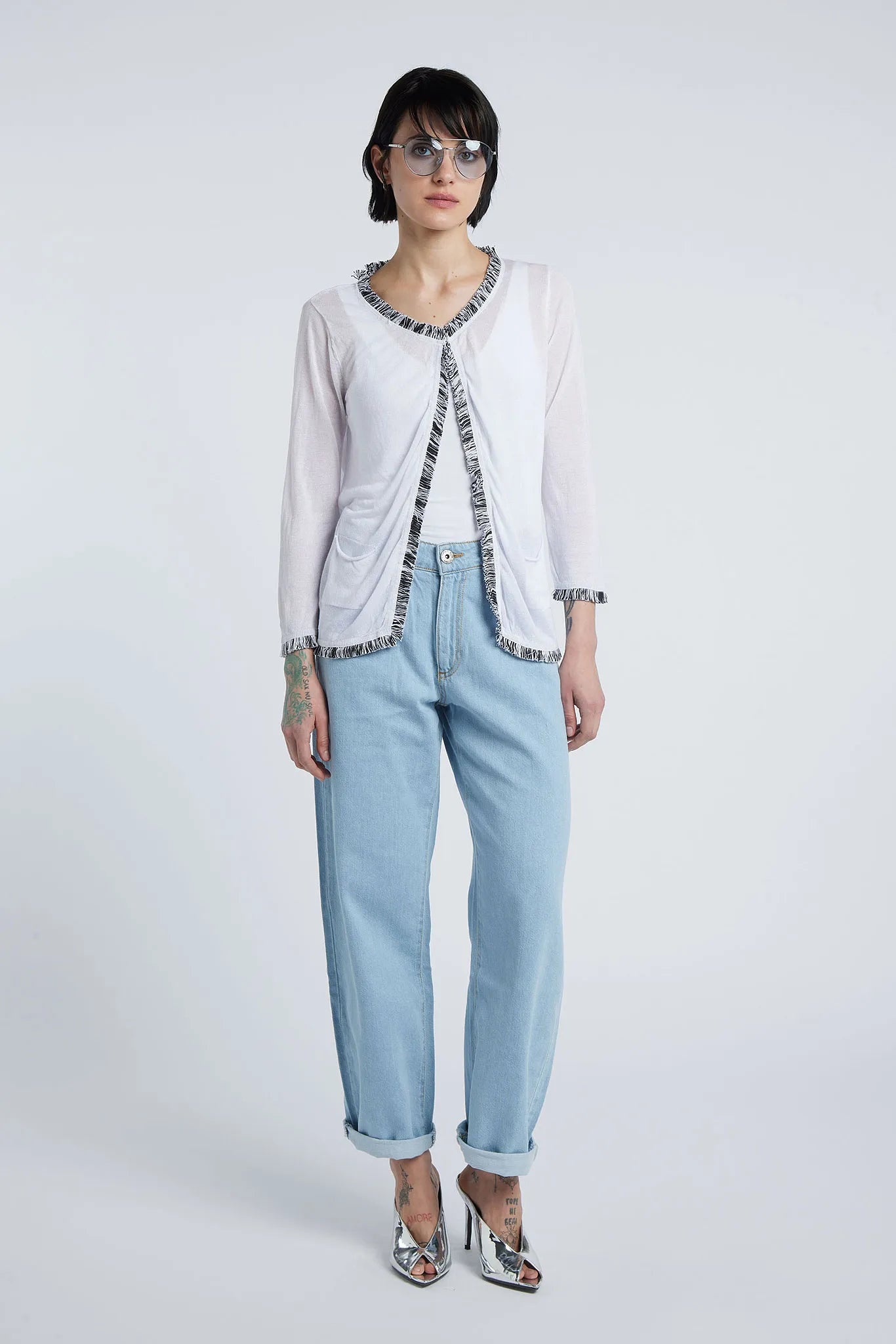 KAEDE - Viscose blend cardigan