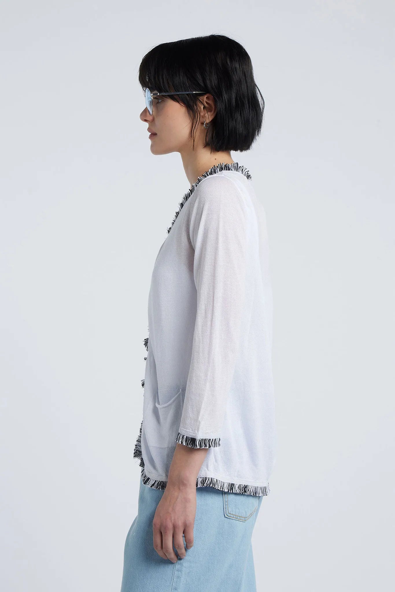KAEDE - Viscose blend cardigan