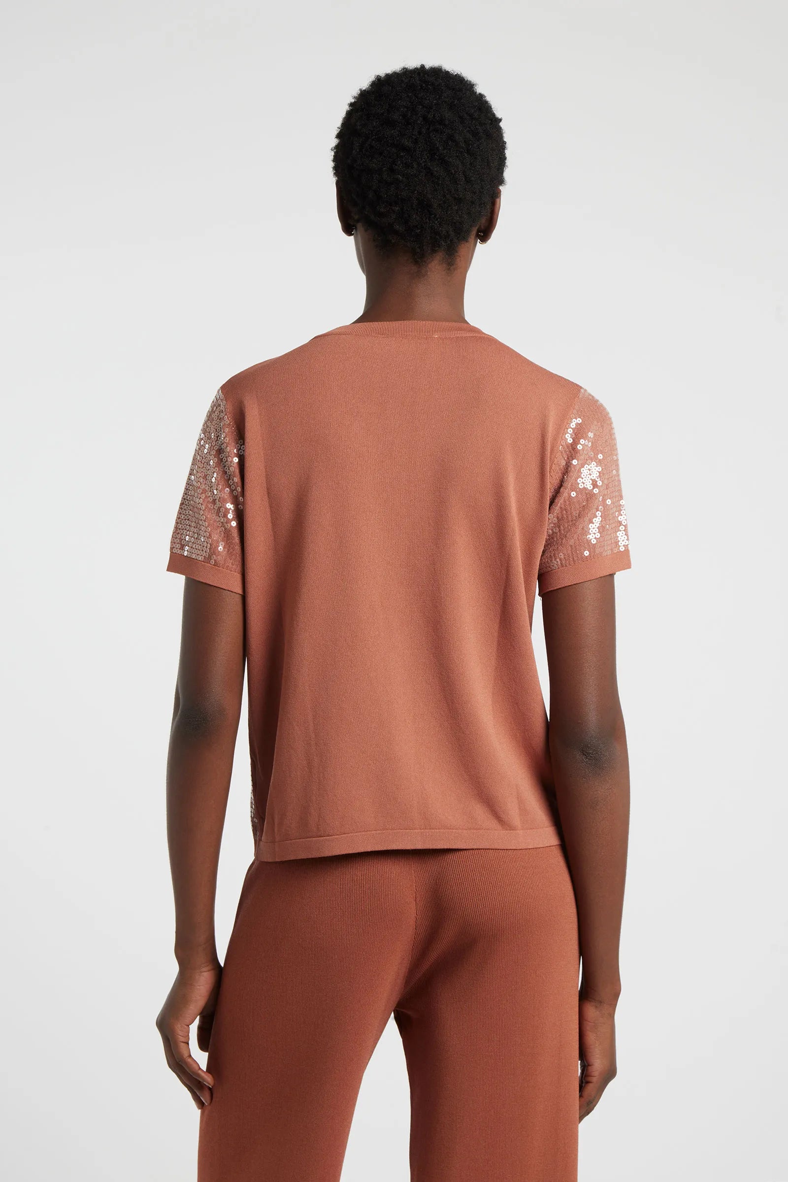 GAZANIA - Crew neck cardigan
