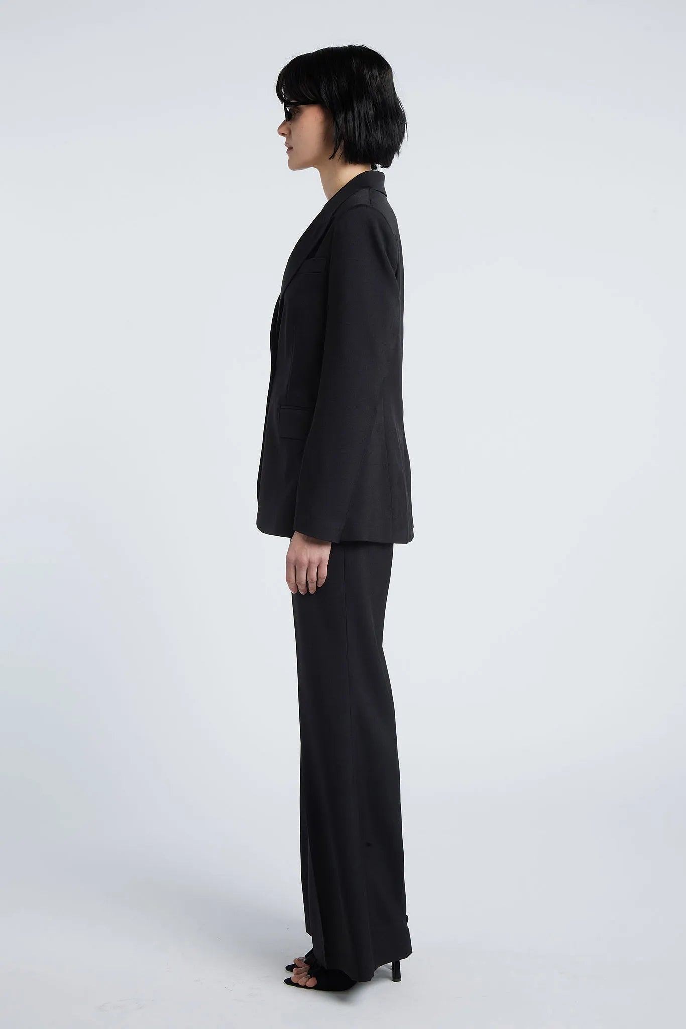 LIFE - Single-breasted blazer and wide leg trousers