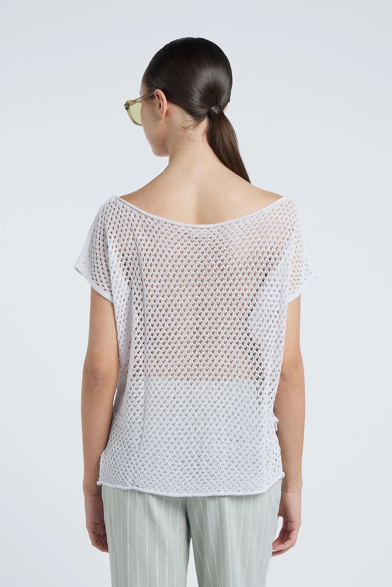 SCARLETT - Viscose mesh sweater