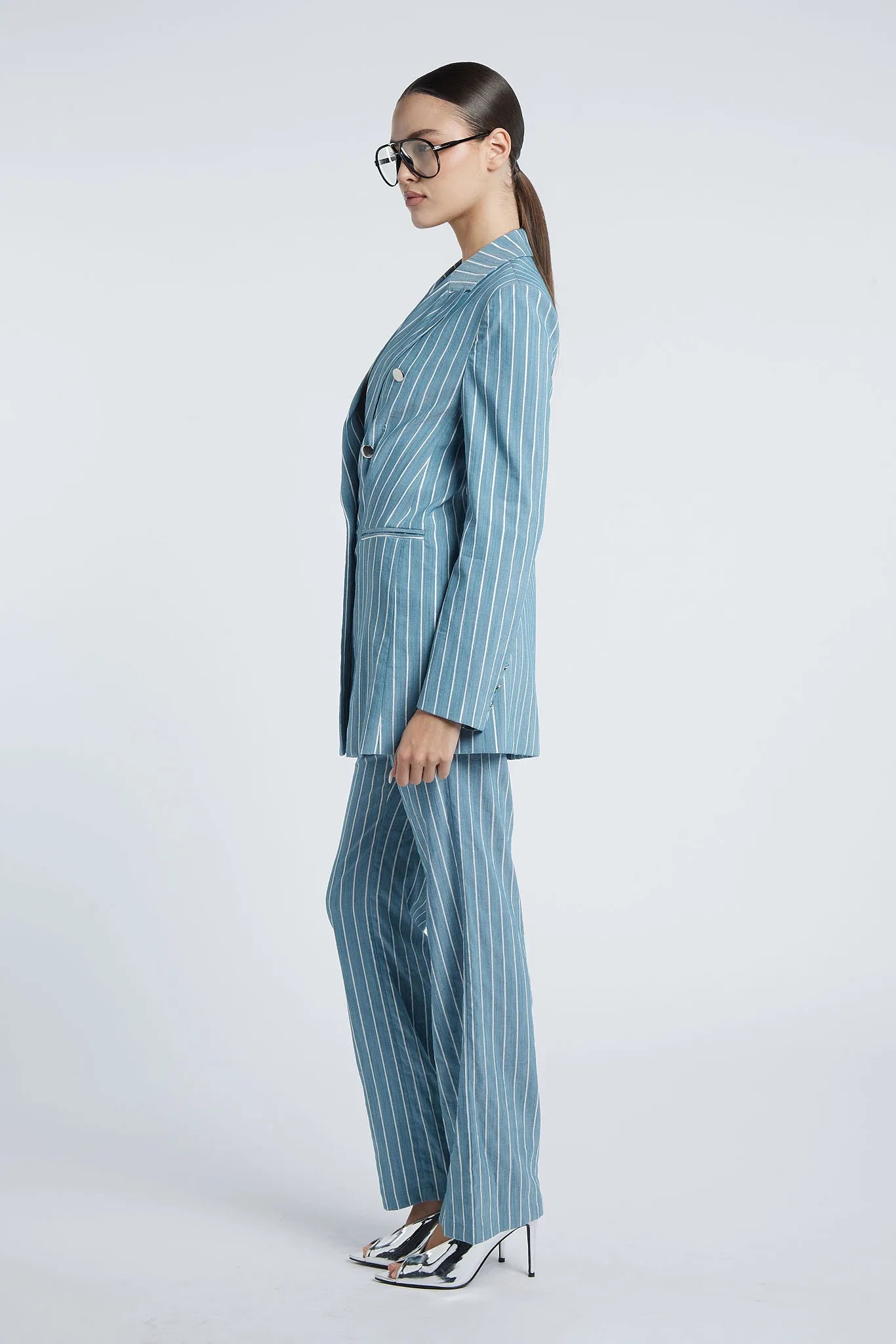 ROME - Six-button double-breasted pantsuit