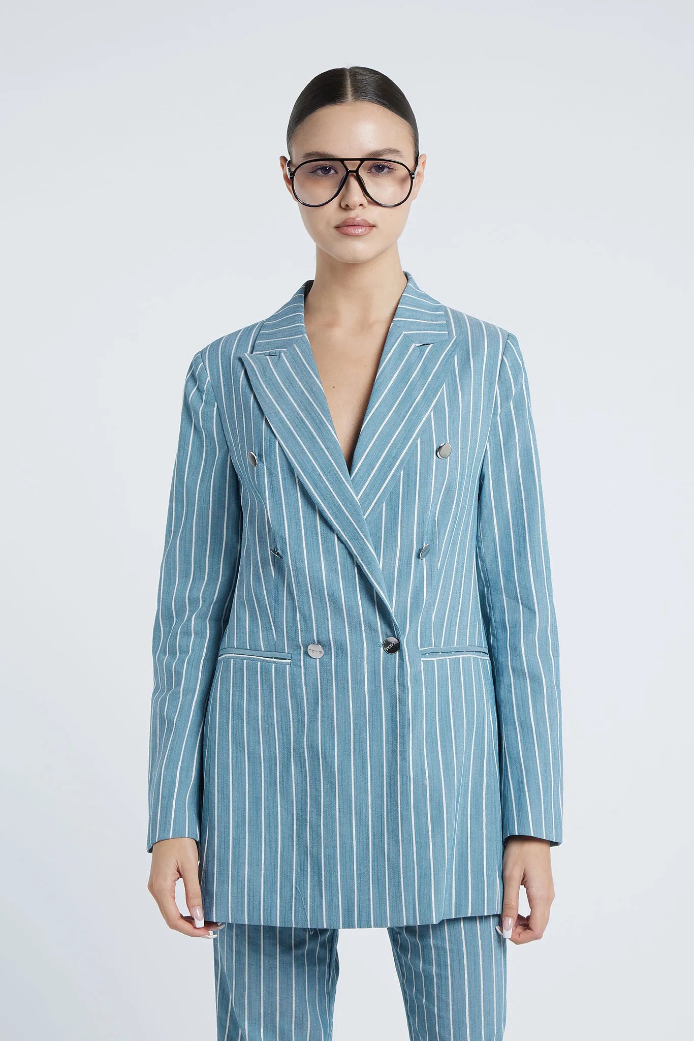 ROME - Six-button double-breasted pantsuit