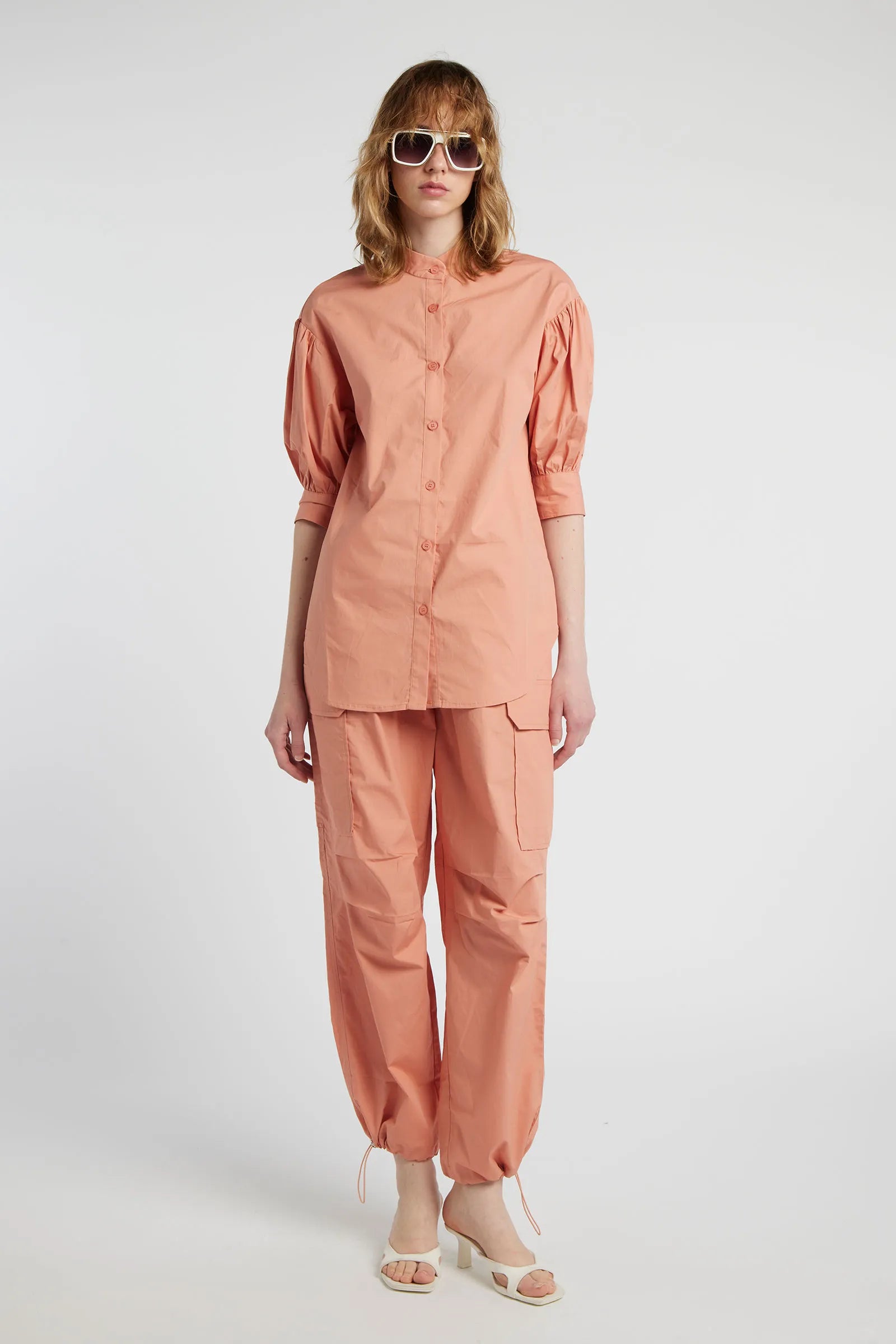 RUBINO - Korean collar shirt