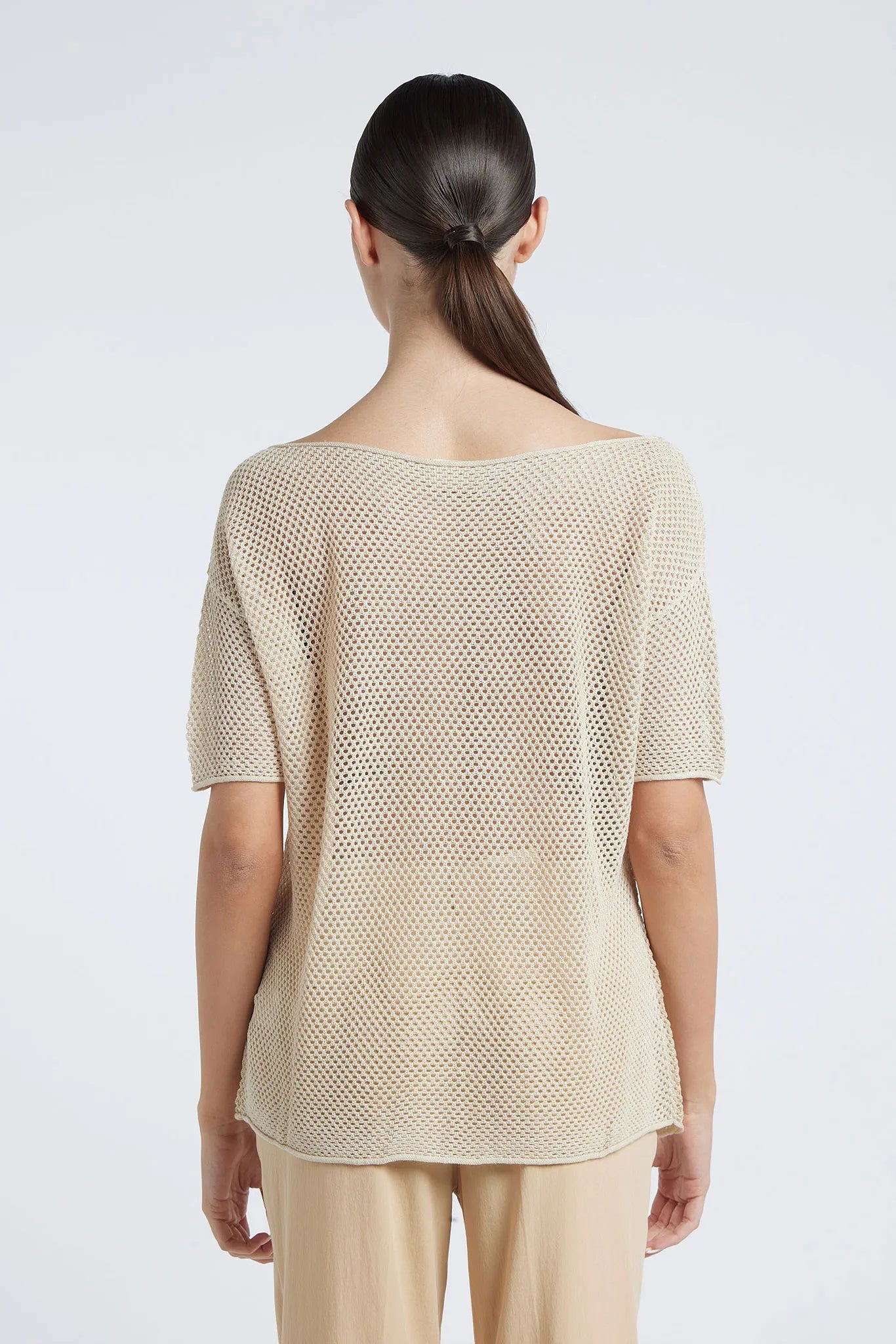 NOUR - Crew neck viscose sweater