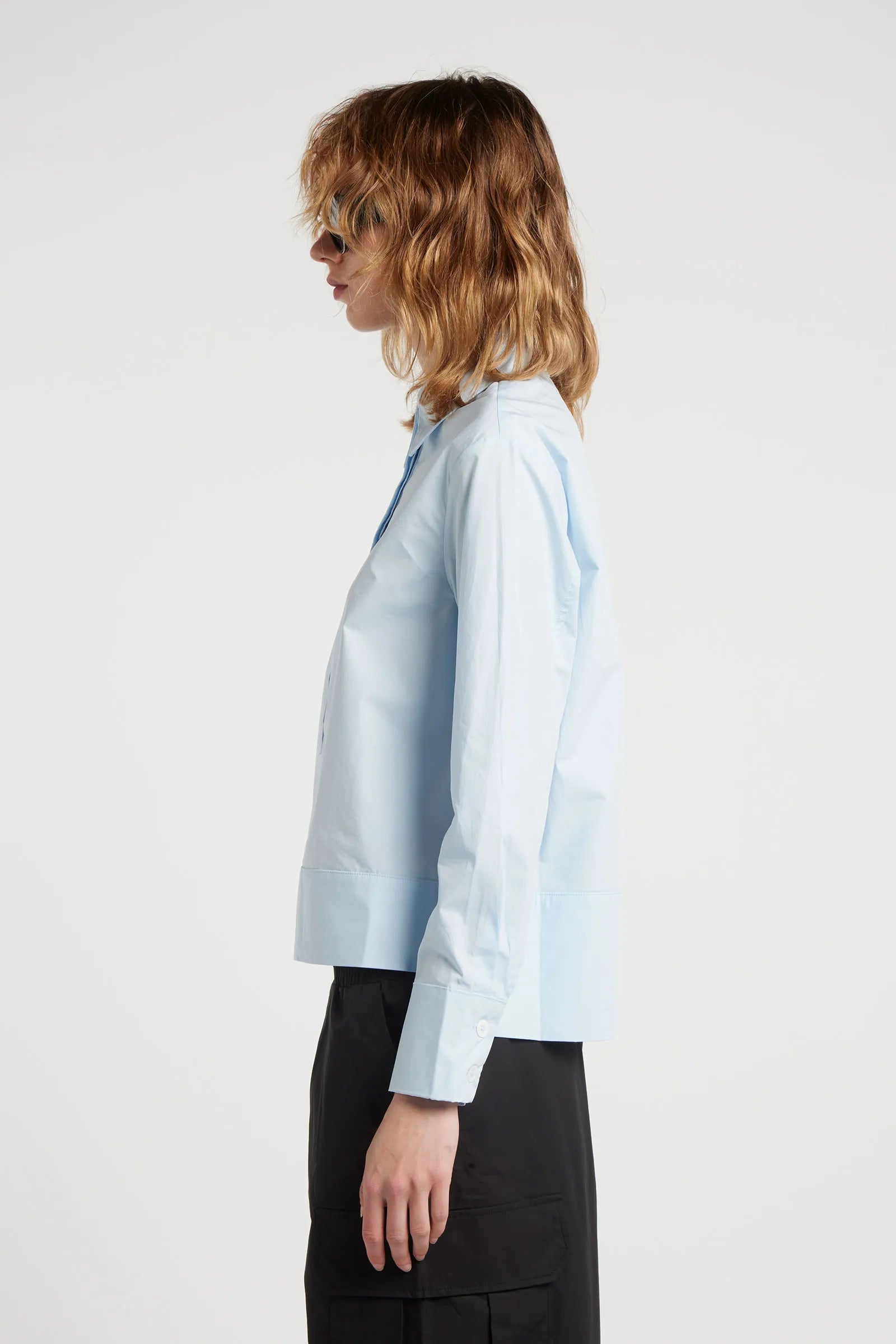 GARNET - Shirt-collar tunic