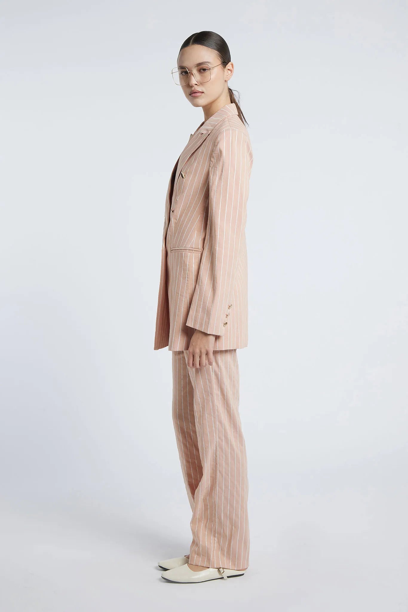 ROME - Six-button double-breasted pantsuit