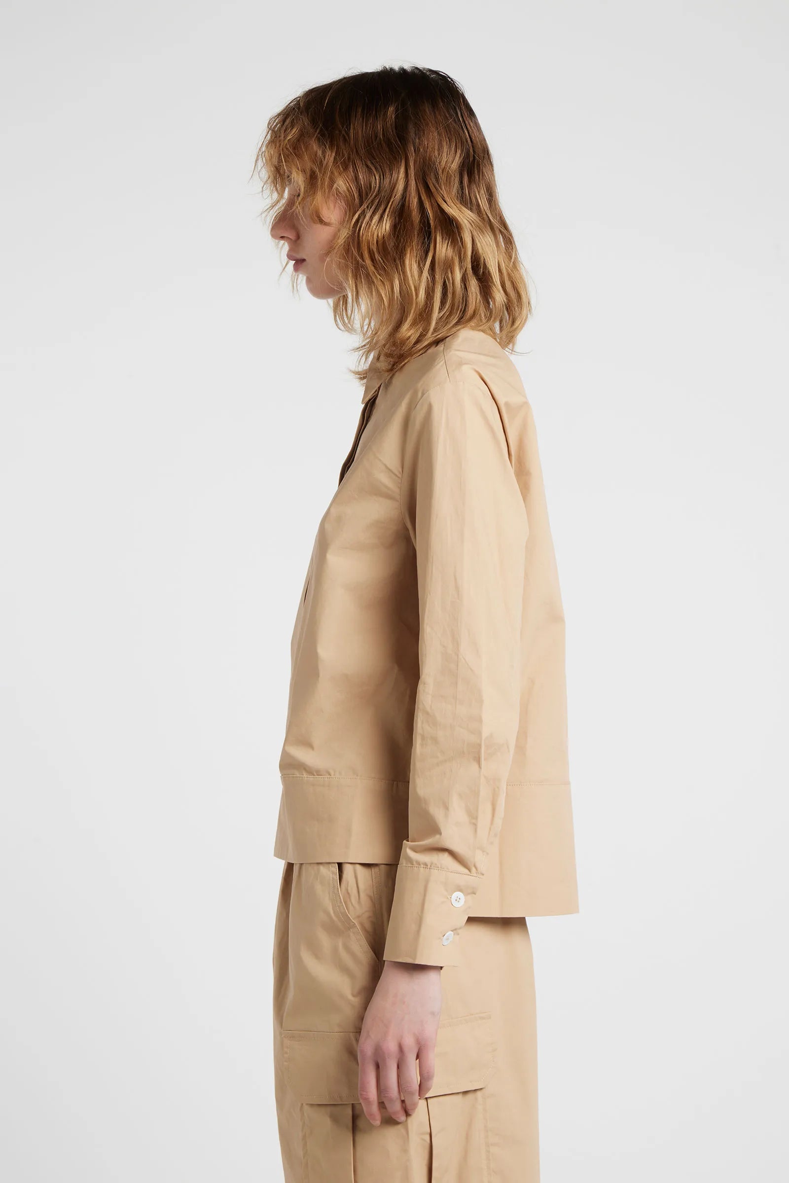 GARNET - Shirt-collar tunic