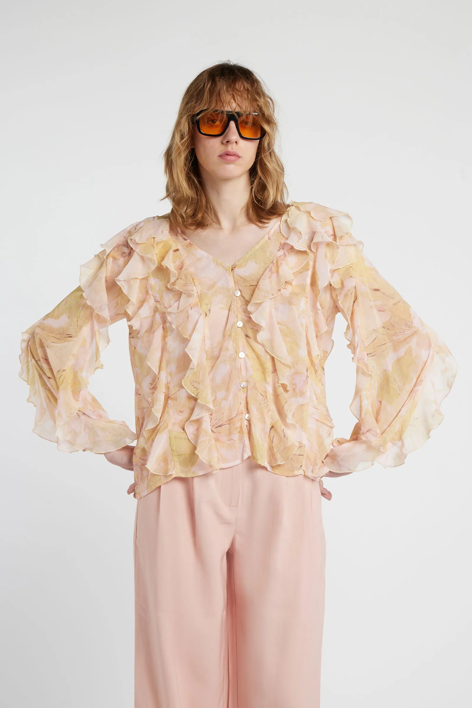 SPINELLO - Blusa con stampa floreale