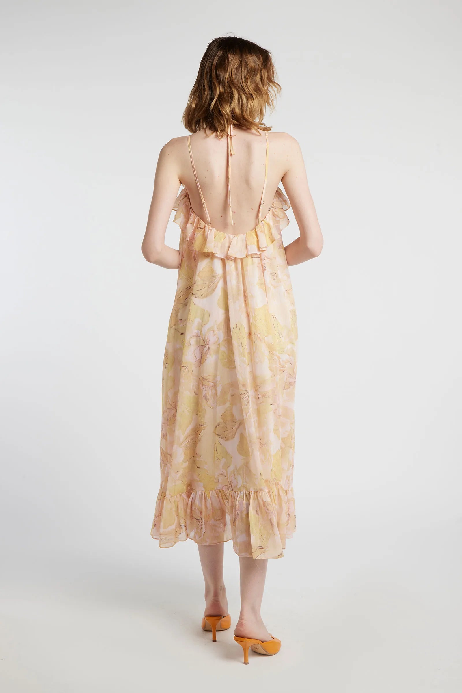 CHRYSOBERYL - Long maxi dress with floral print