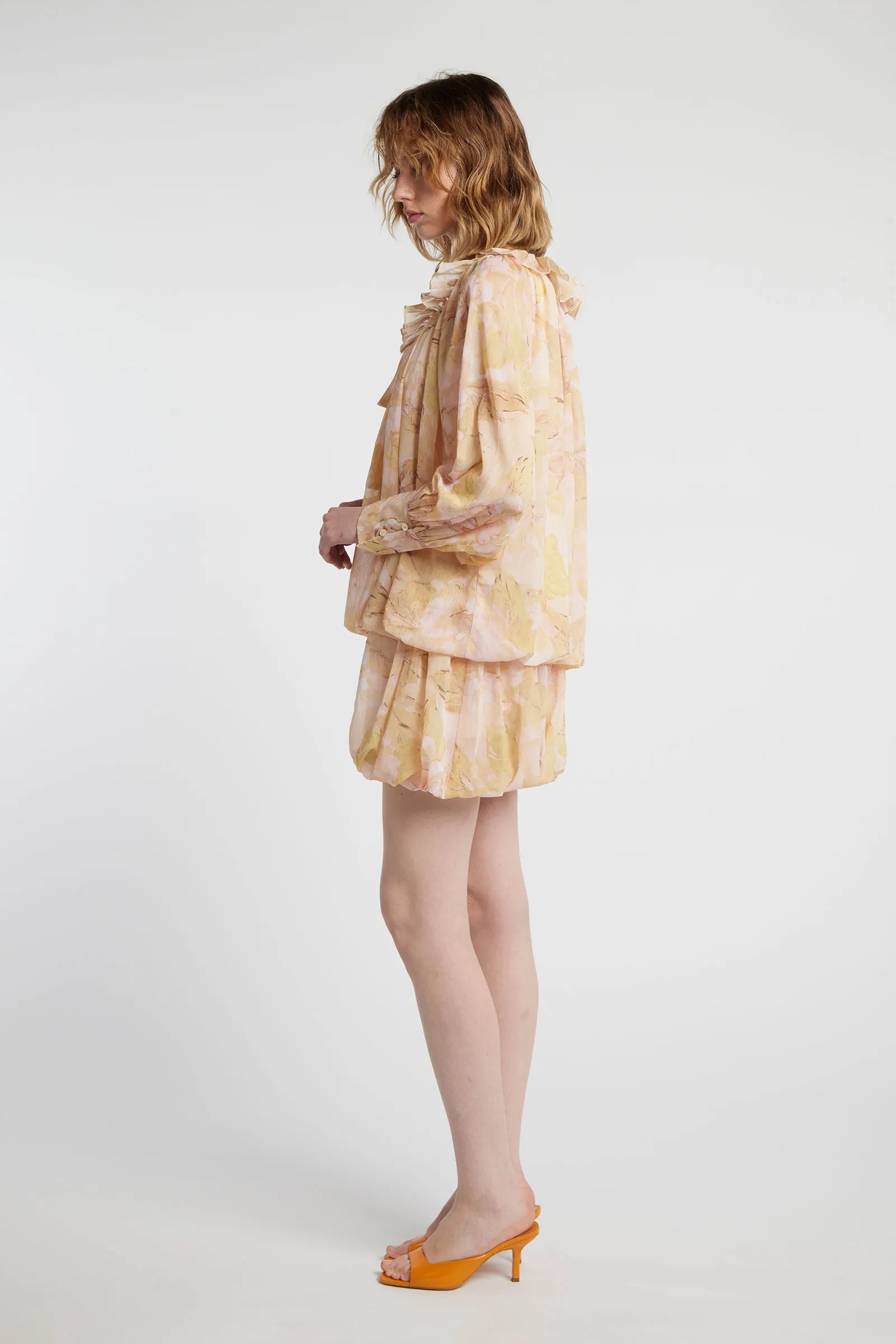 LAPISLAZZULI - Short dress with floral print