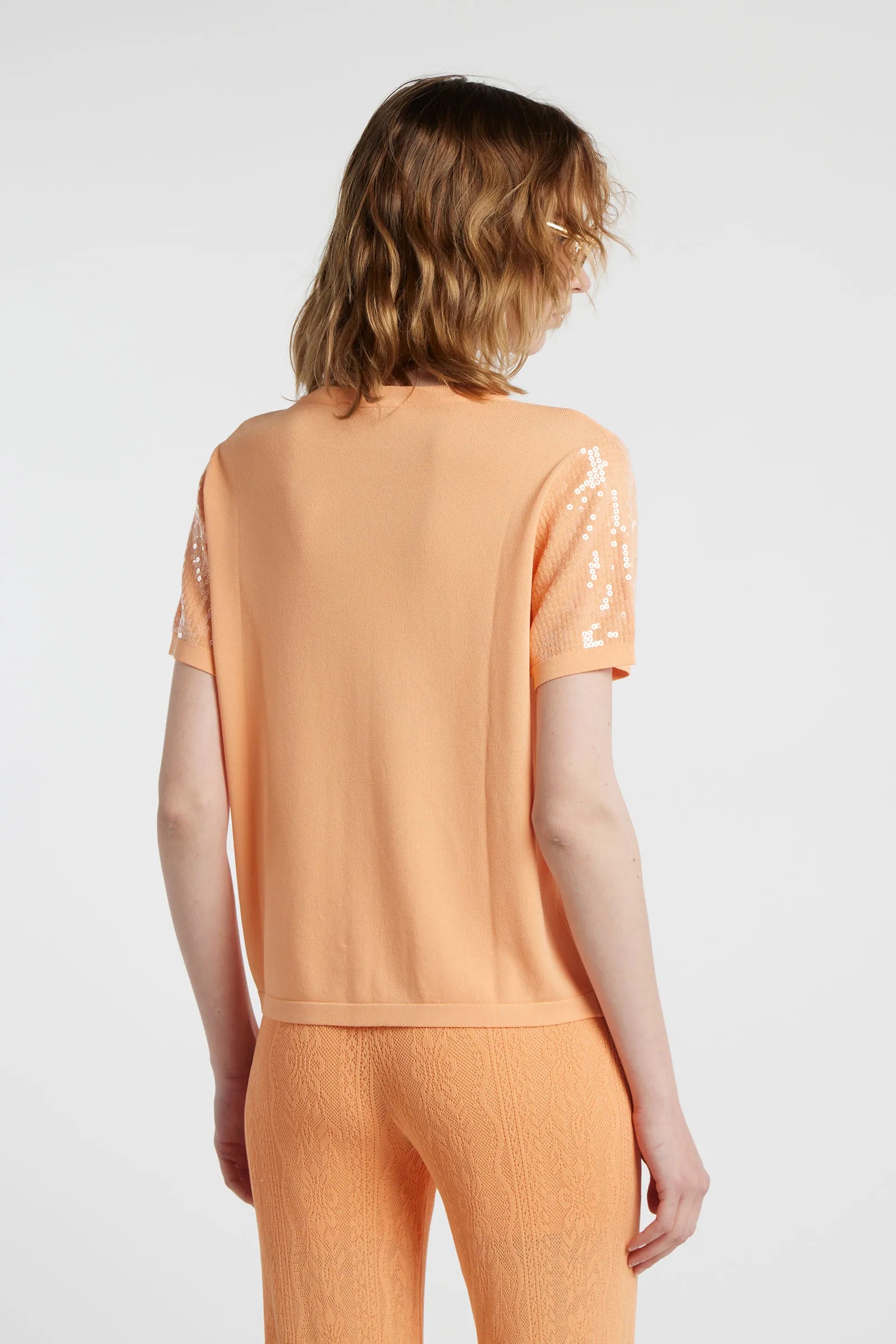 GAZANIA - Crew neck cardigan