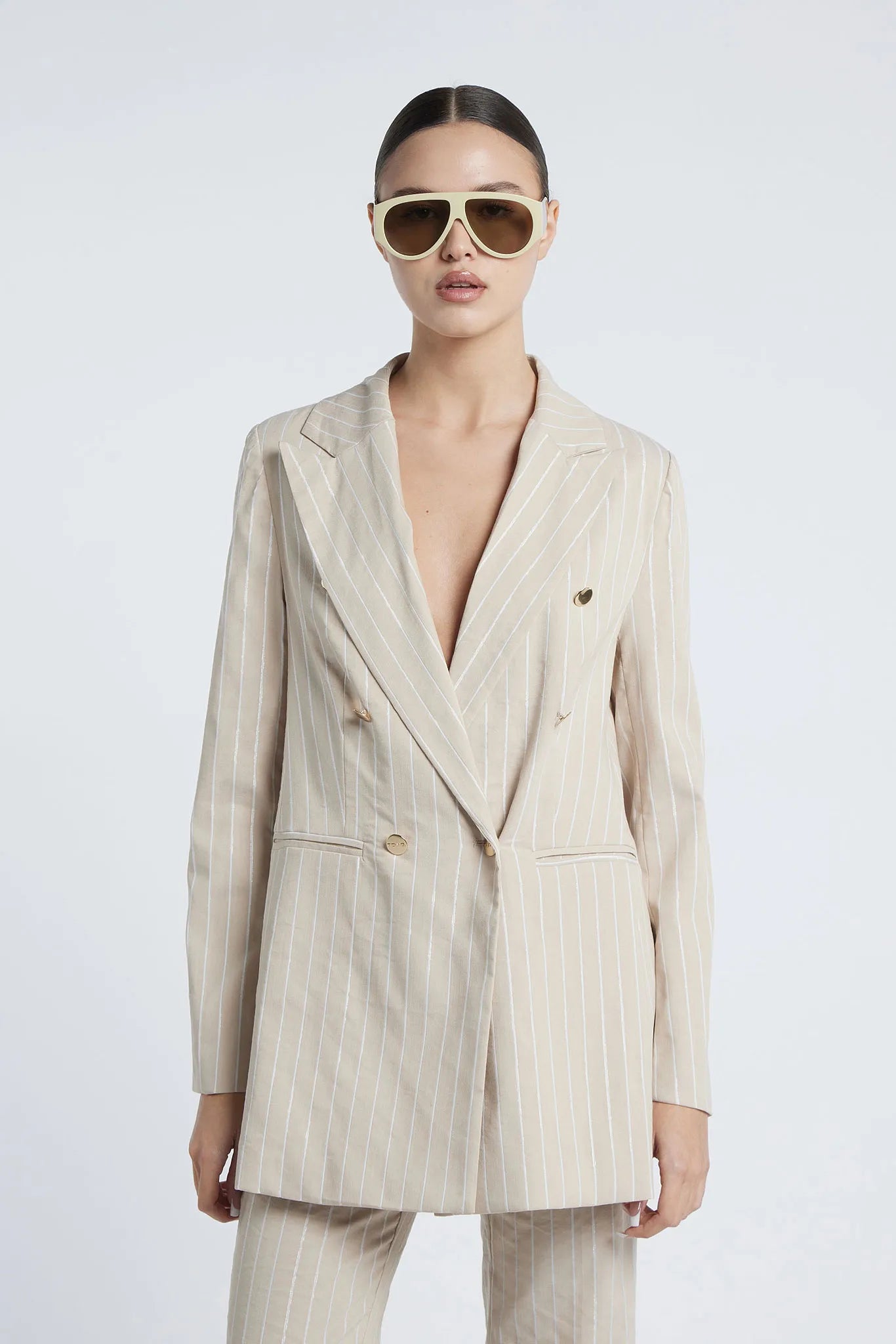 ROME - Six-button double-breasted pantsuit